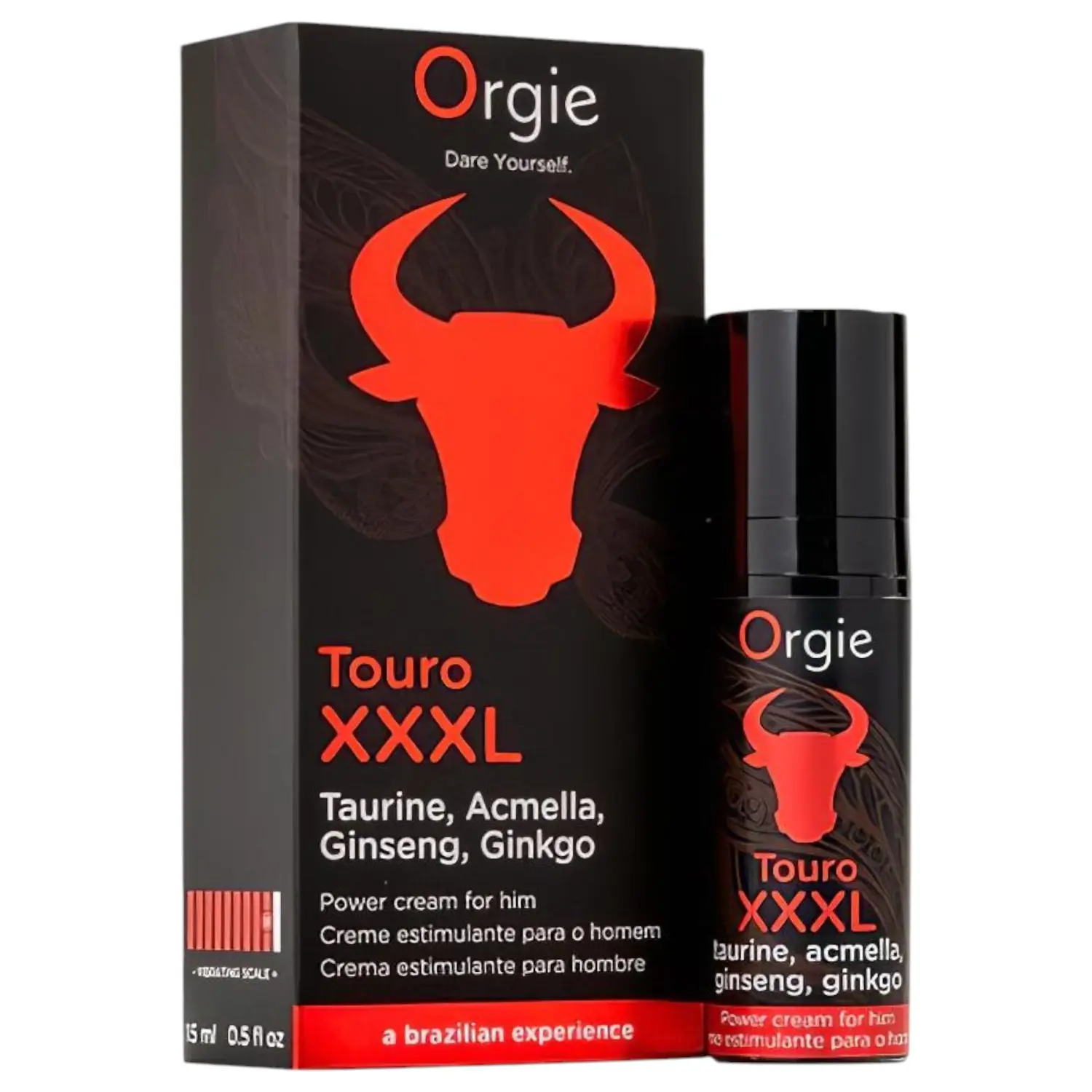 Orgie Touro XXXL - krém na podporu erekce - 15 ml