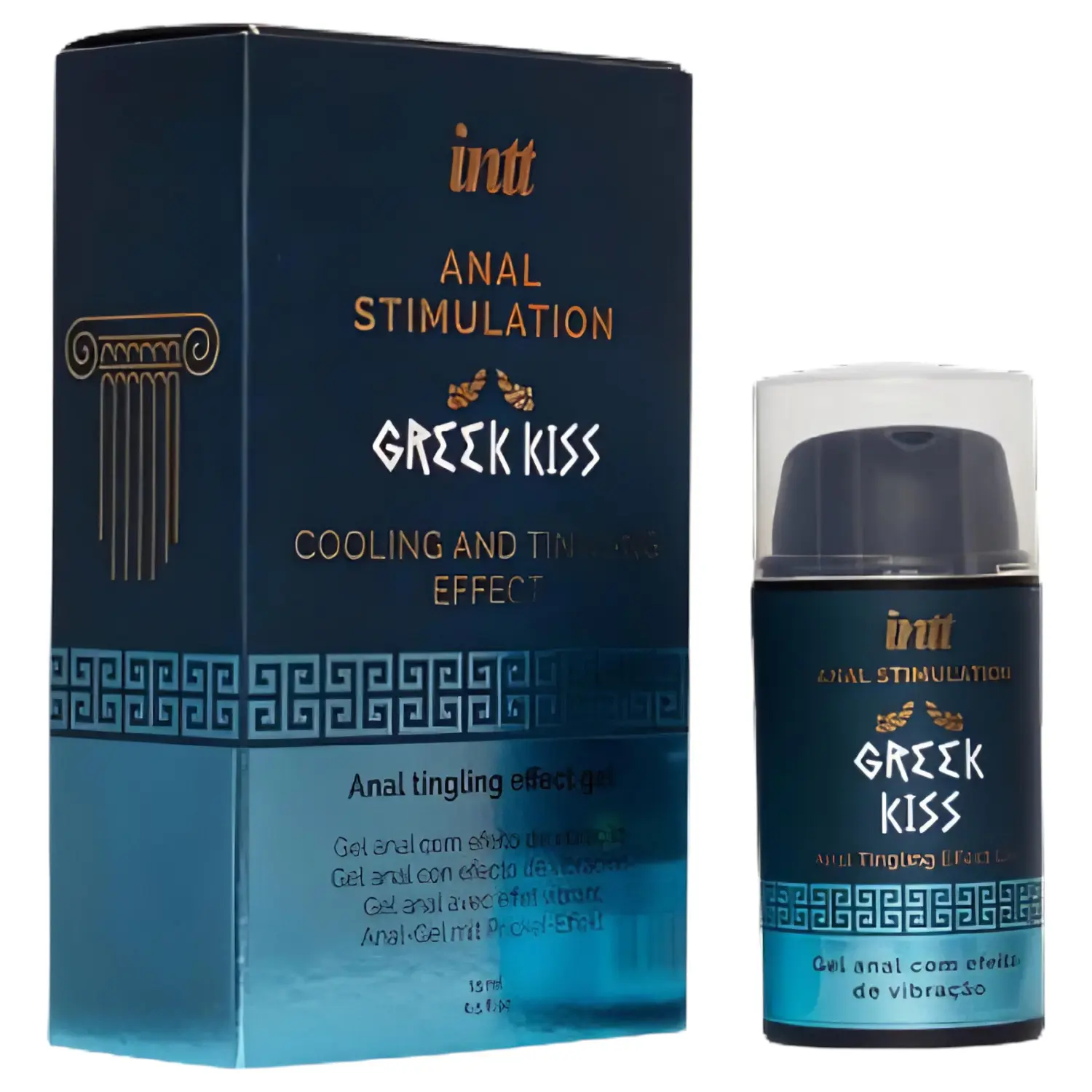 intt Greek Kiss Vibra Ice Massage Gel 15 ml