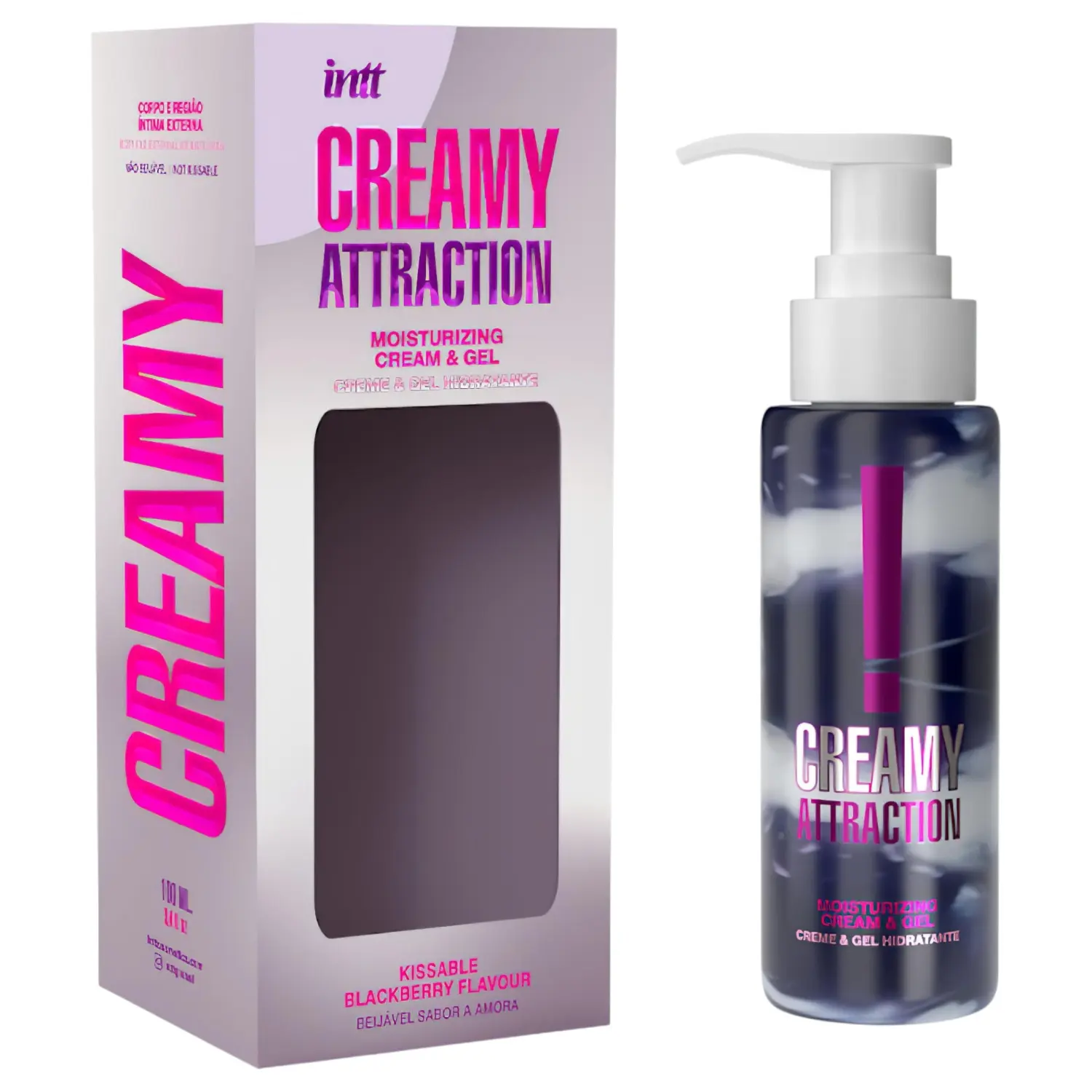 intt Creamy Attraction - líbivý krémový gel - ostružina (100 ml)