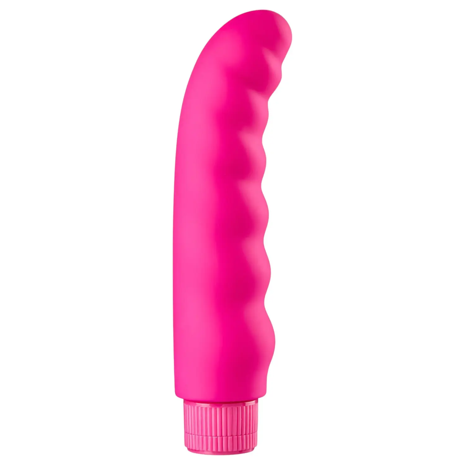 Baseks - vlnitý vibrátor (růžový) - 16 cm