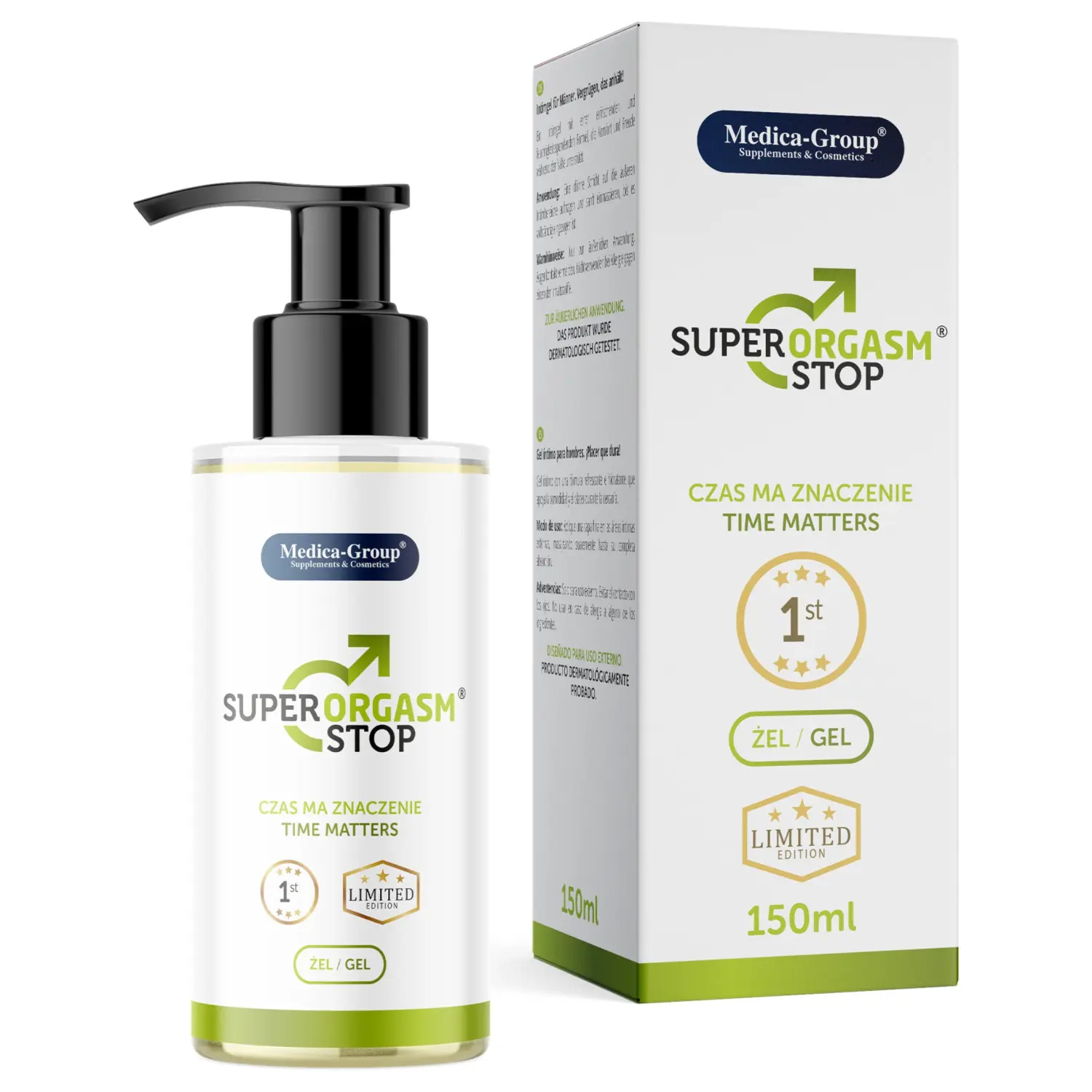 Super Orgasm Stop - krém na oddálení ejakulace - 150 ml