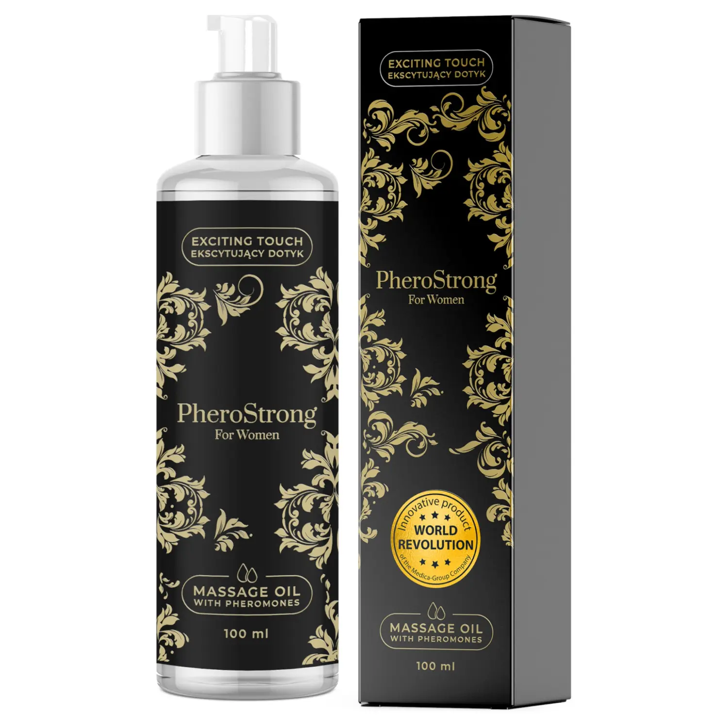 PheroStrong - masážní olej pro ženy - 100 ml