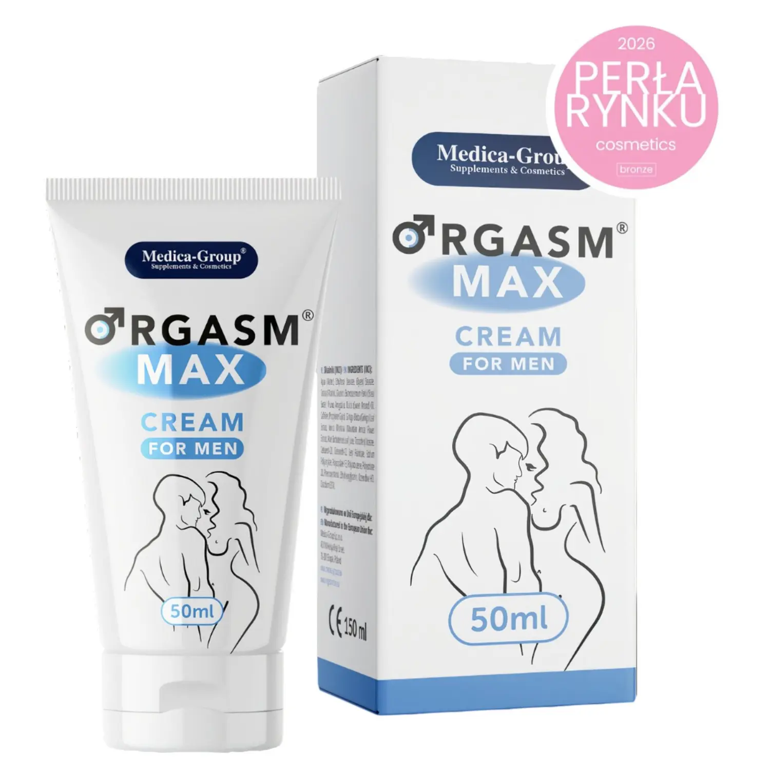 OrgasmMax krém pro zvýšení touhy pro muže 50 ml