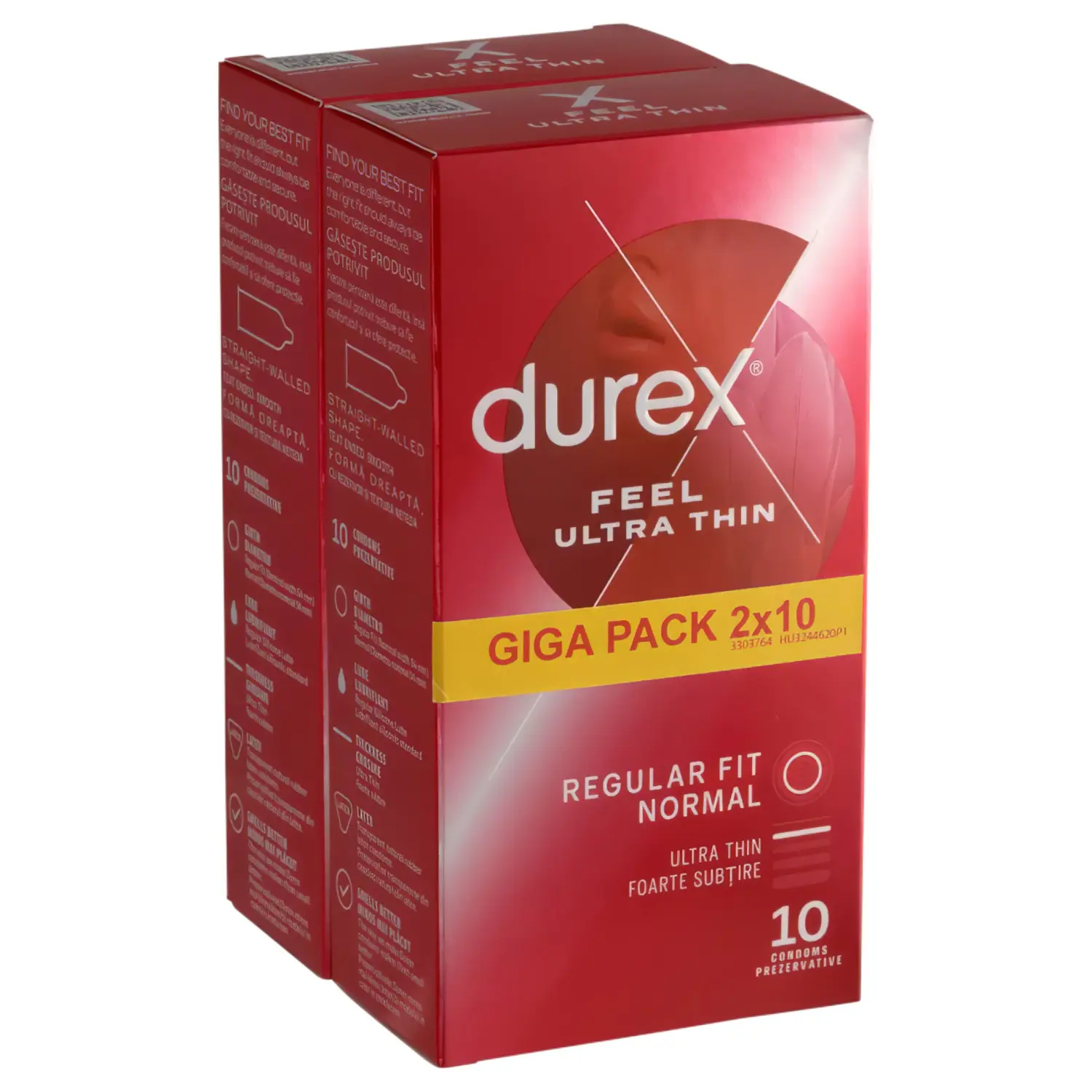 Durex Feel Ultra Thin - ultra tenké kondomy - extra citlivé - 2x10 ks