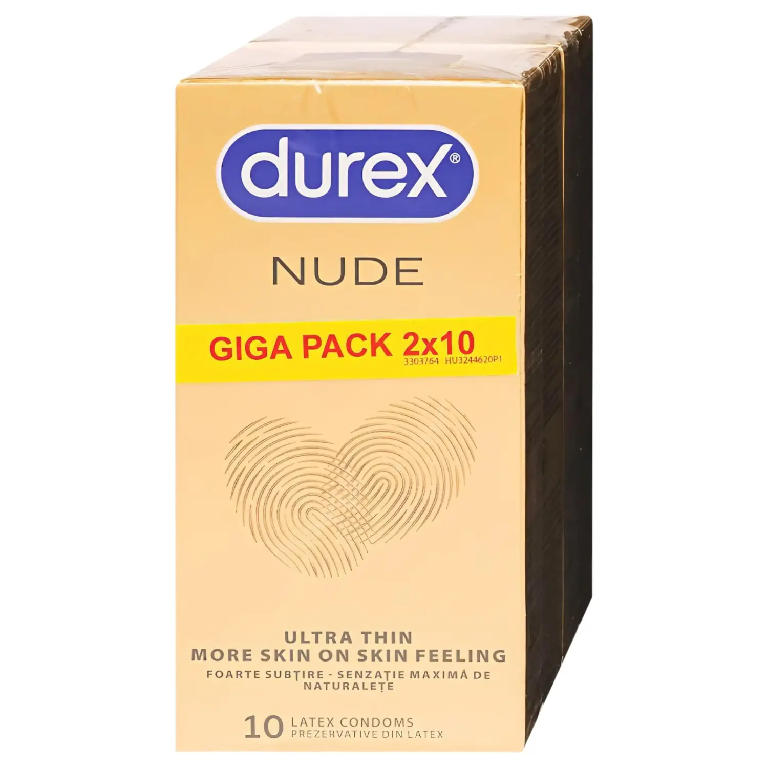 Durex Nude - extra tenký kondom (2×10 ks)