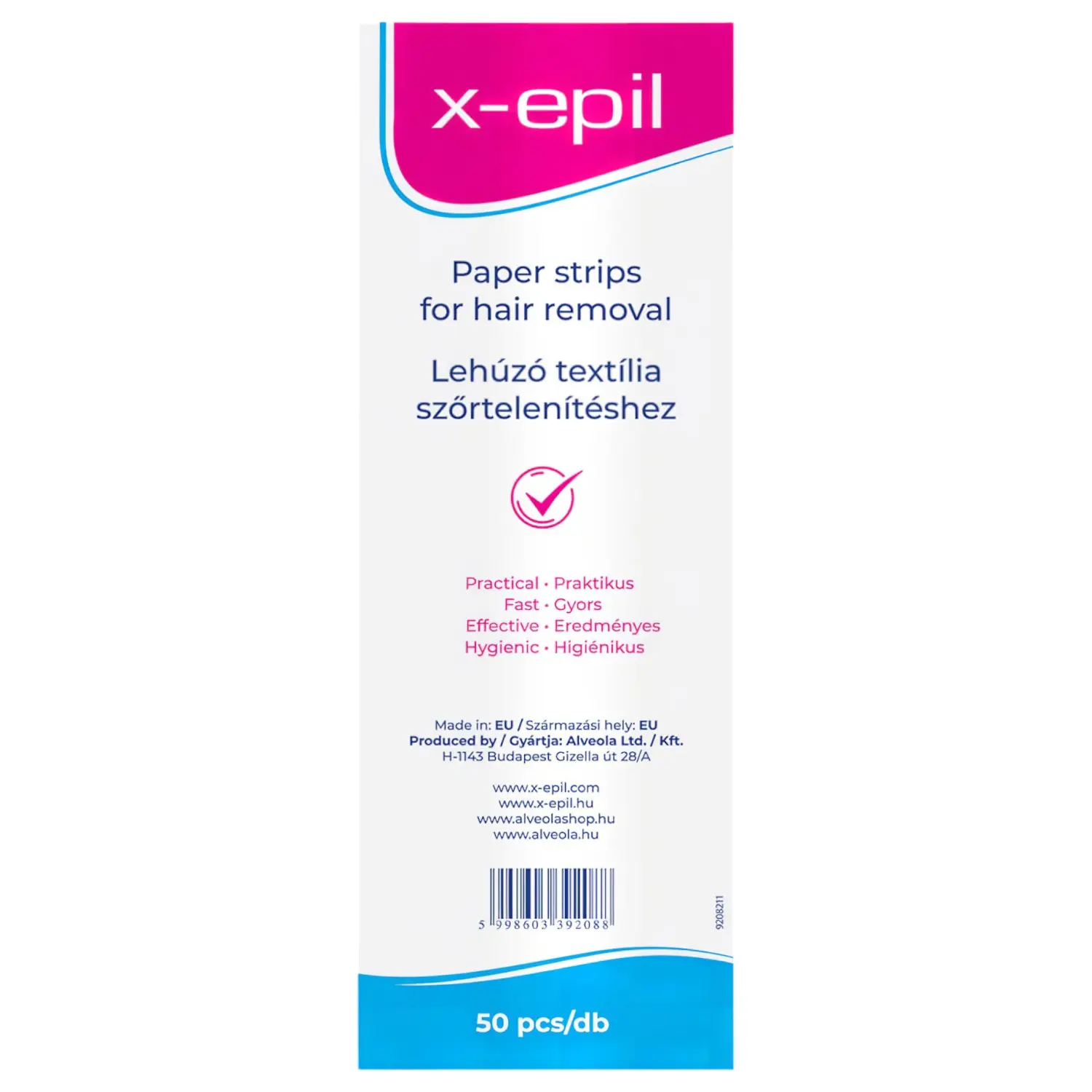X-Epil - depilační textilní pásky - 50 kusů