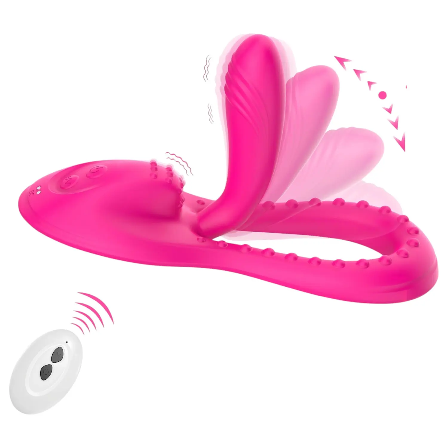 Mroow - flexibilní polštářový vibrátor (růžový)