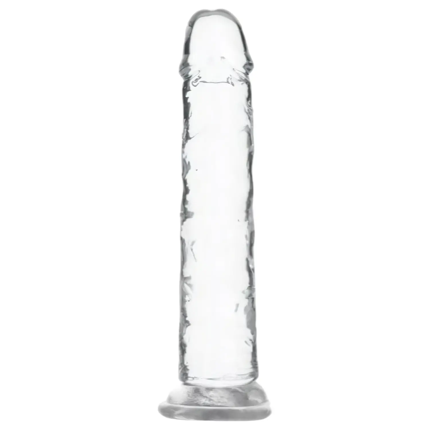 Addiction Crystal - dildo s přísavkou (průhledné) - 18 cm