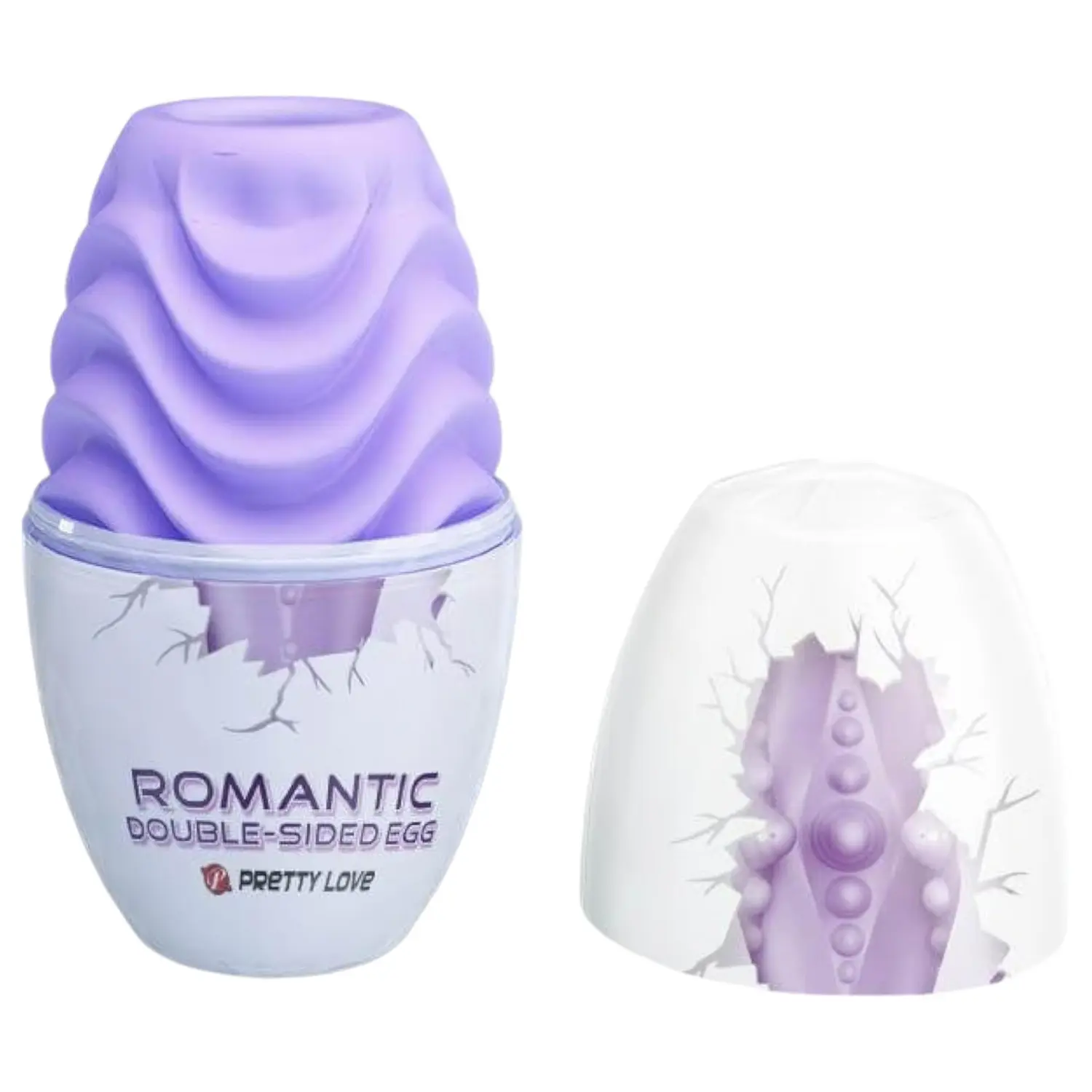 Pretty Love ROMANTIC Double-Sided Egg masturbační návlek ve tvaru vejce