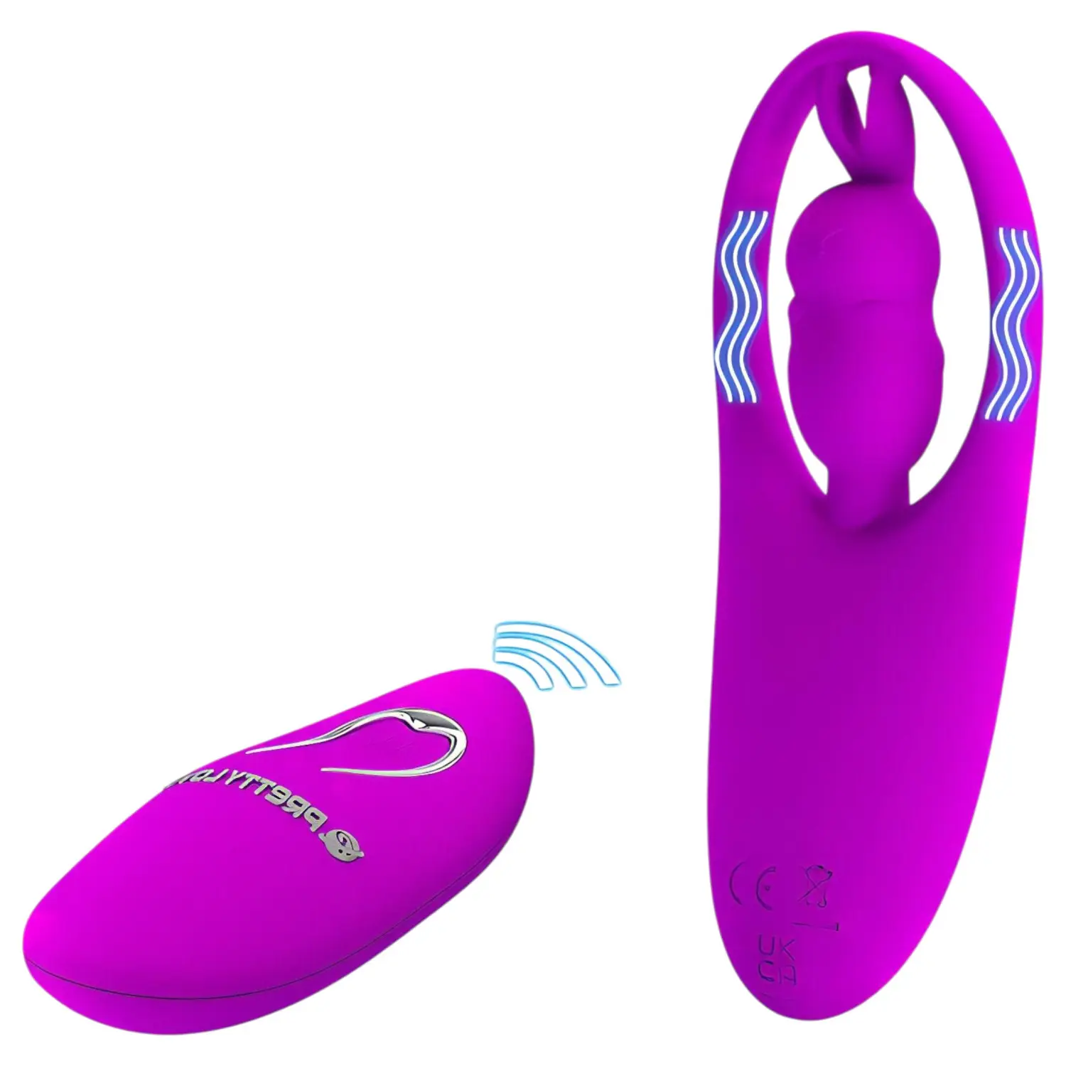 Pretty Love - vibrátor s králičími oušky - stimulátor klitorisu - růžový