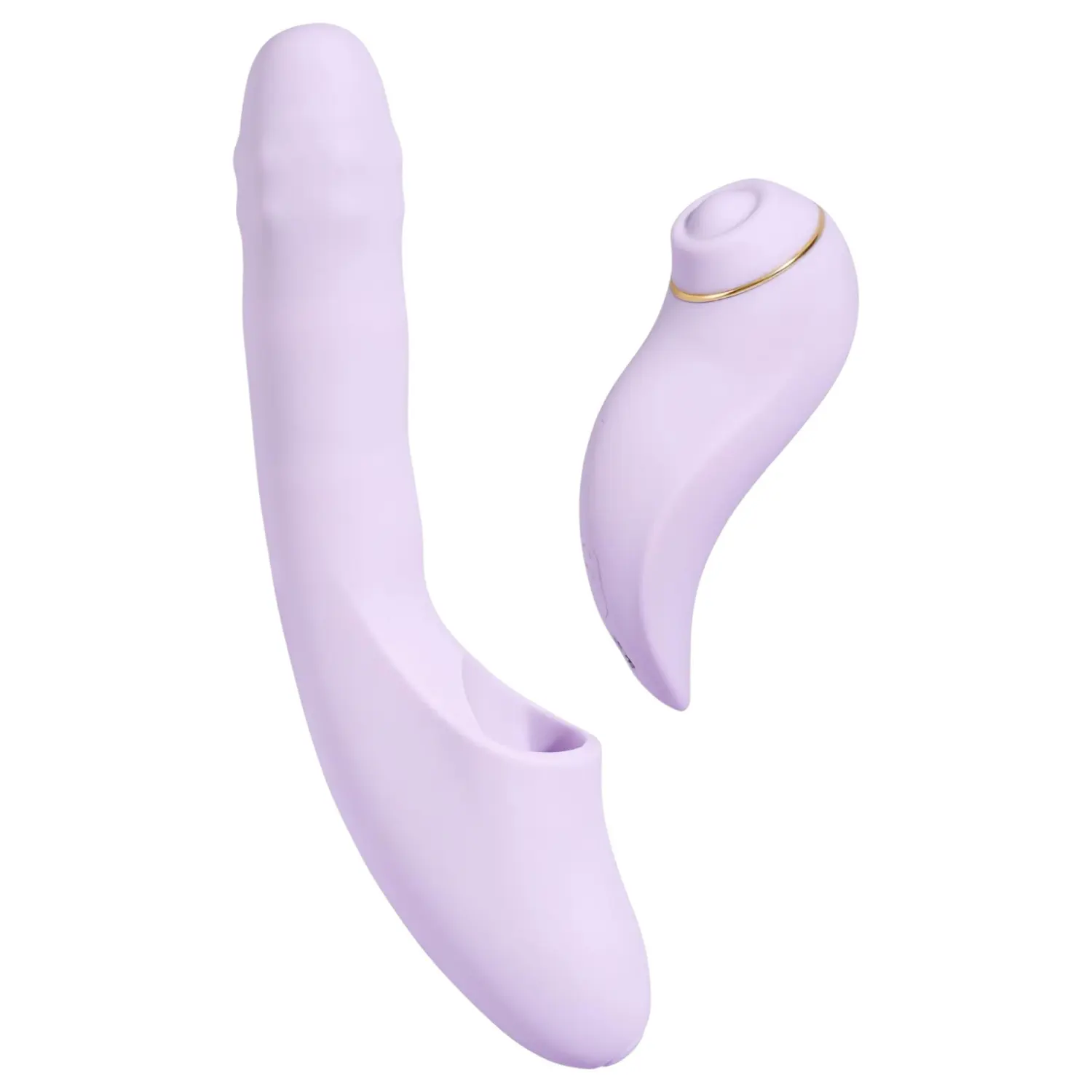 Vibrátor Svakom Duoglow Thrusting Beaded With Pulsating Stimulator fialový