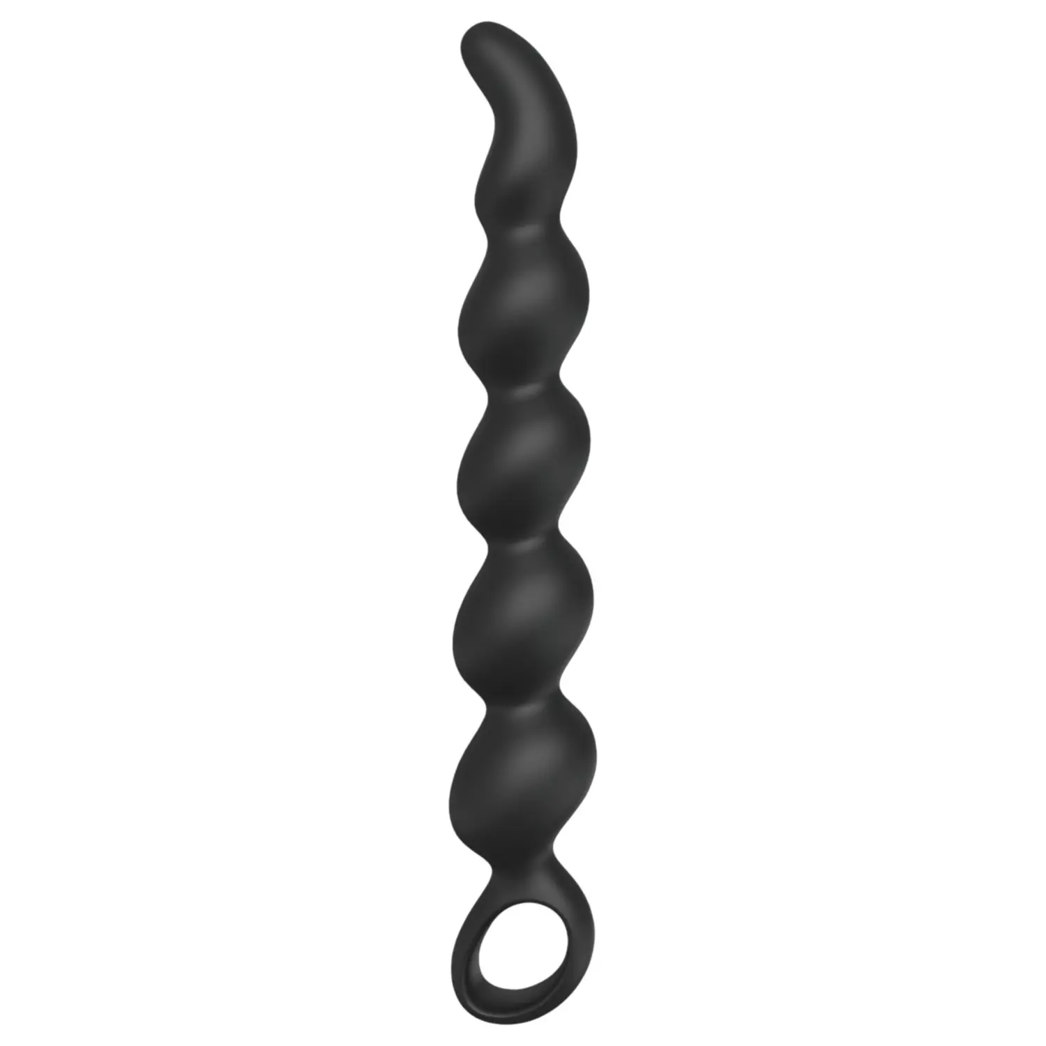 Sex HD Steven - anální dildo s perlami (černé)