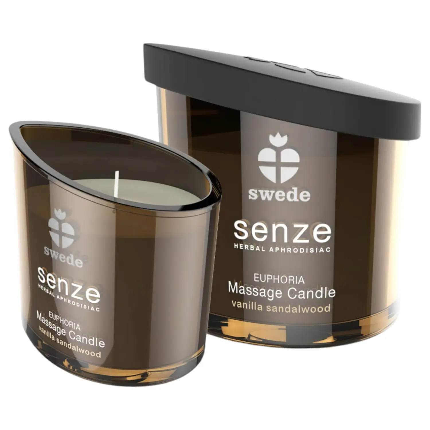 Swede Senze - masážní svíčka - vanilka, santalové dřevo - 50 ml