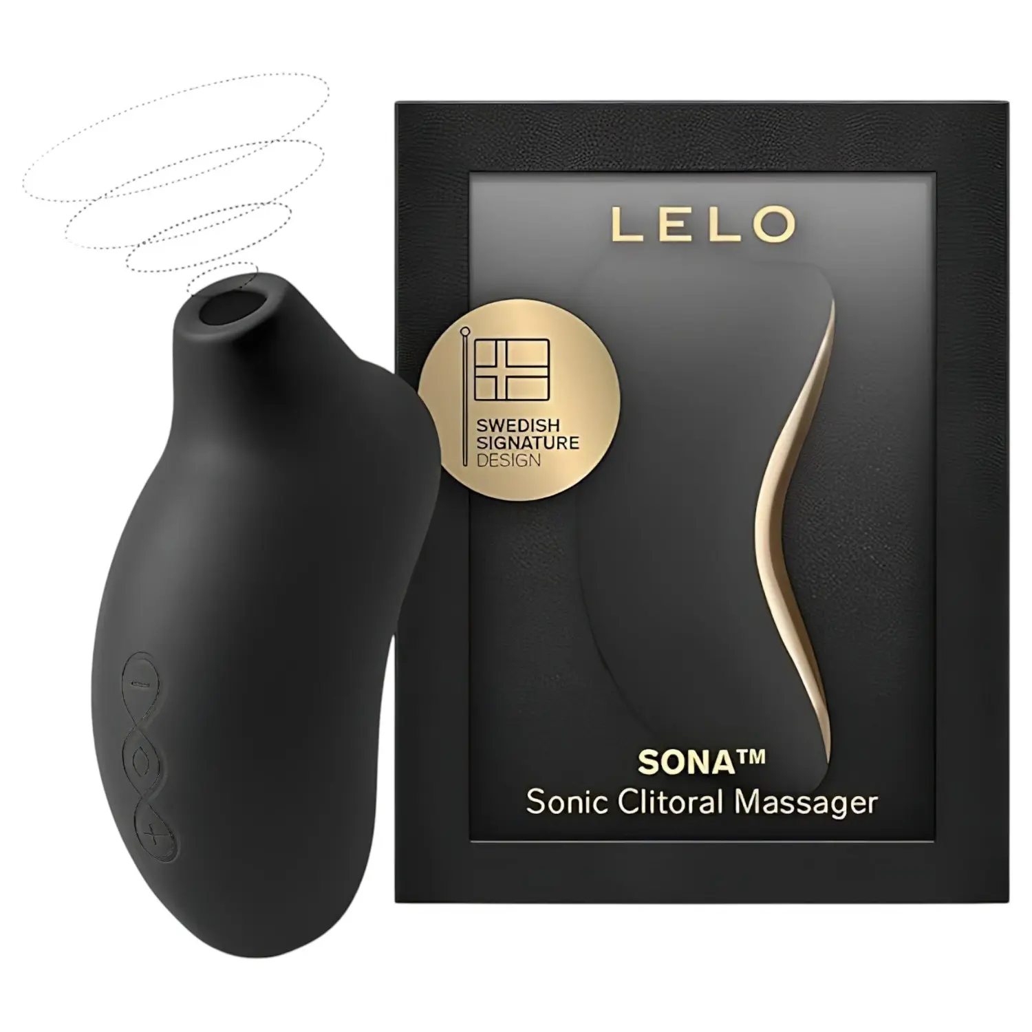 LELO Sona - stimulátor klitorisu vlnami - černý