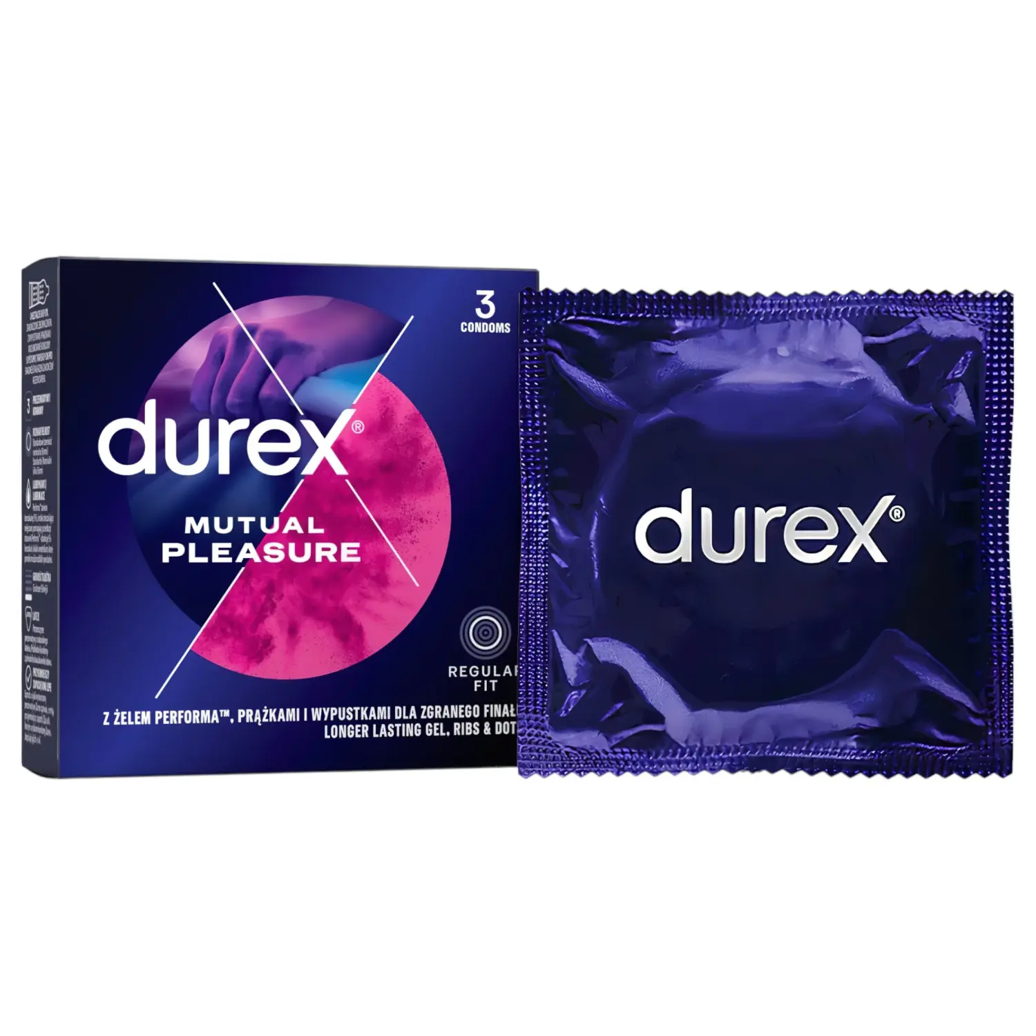 Durex Mutual Pleasure - zpožďovací kondom (3 ks)