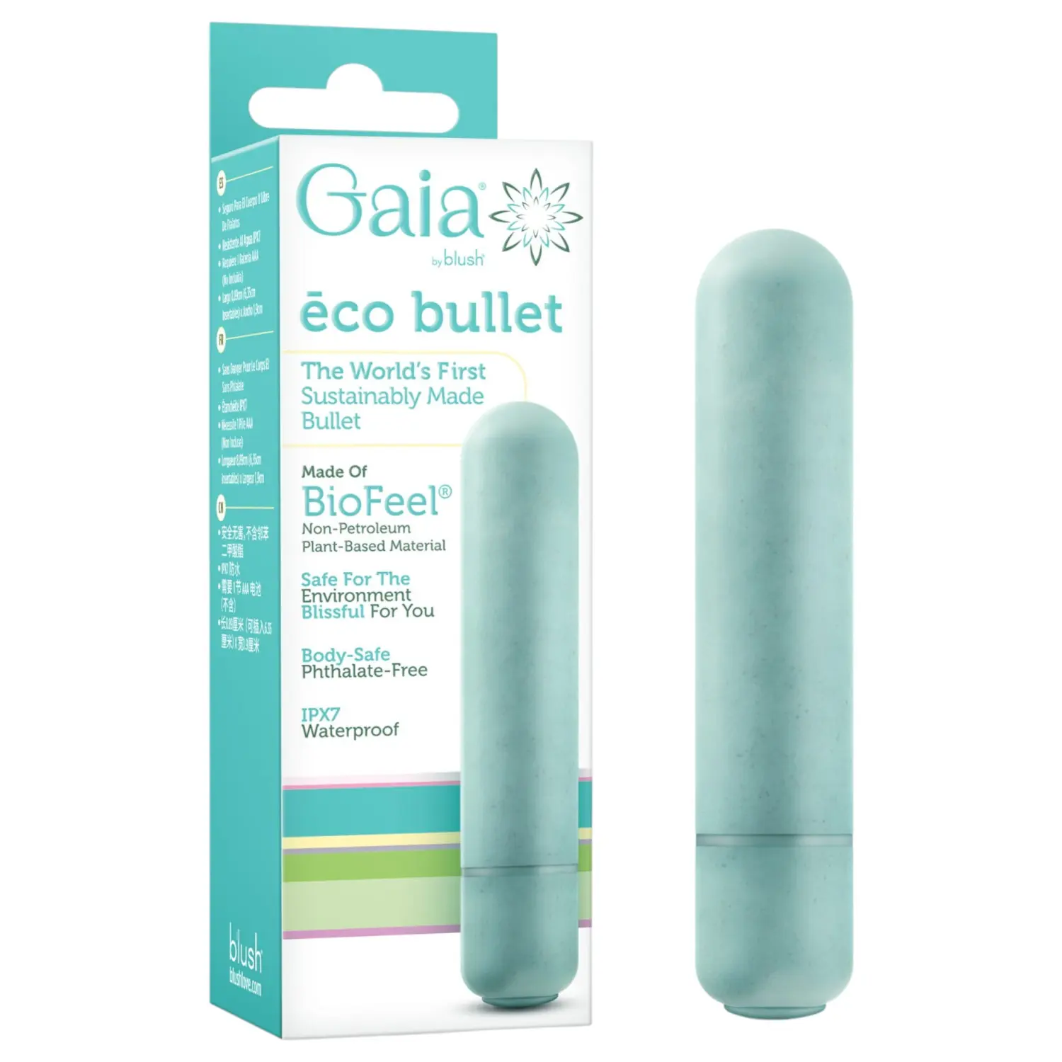 Gaia Eco M - ekologický tyčový vibrátor (tyrkysový) - střední
