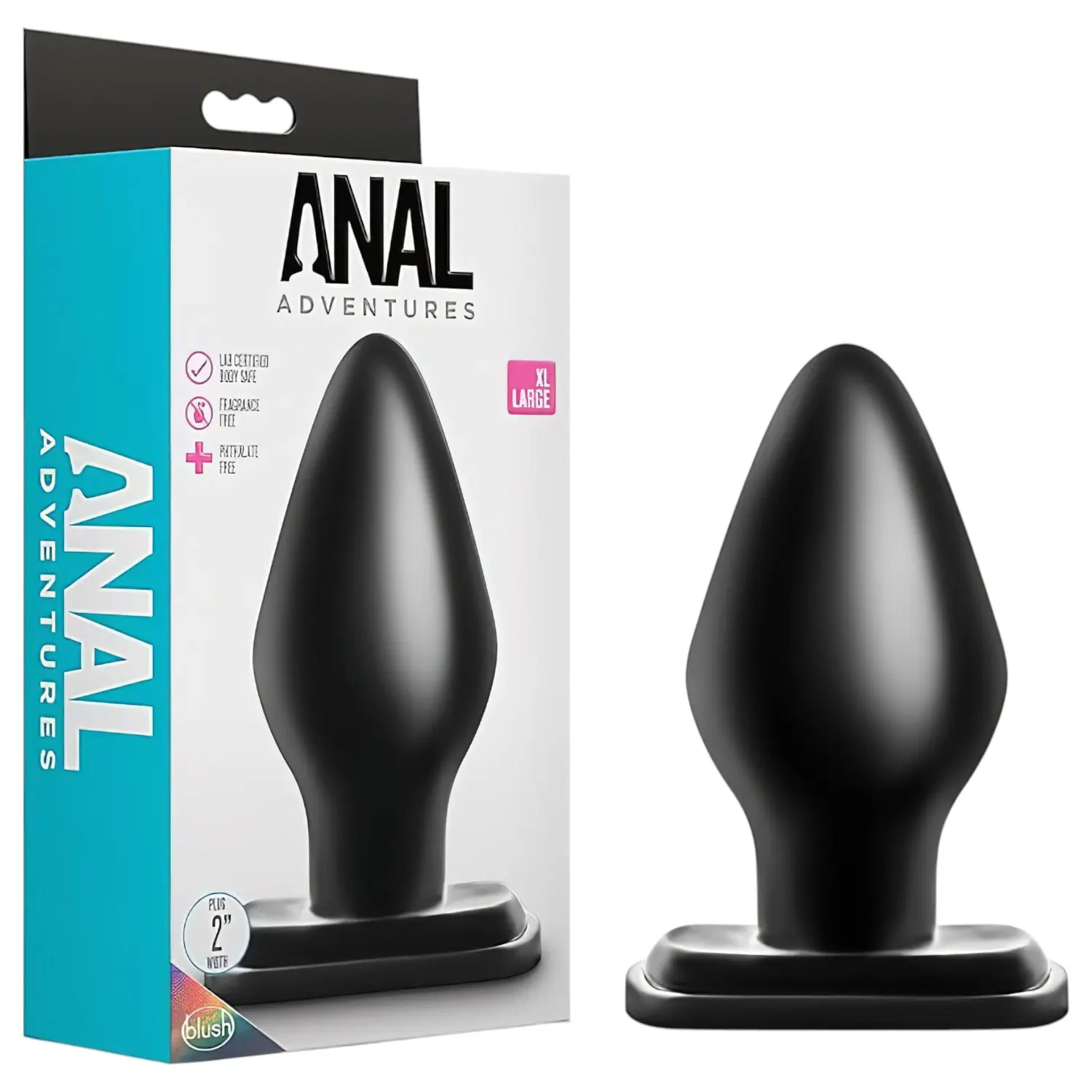 Anal Adventures XL - anální kolík extra velký - černý
