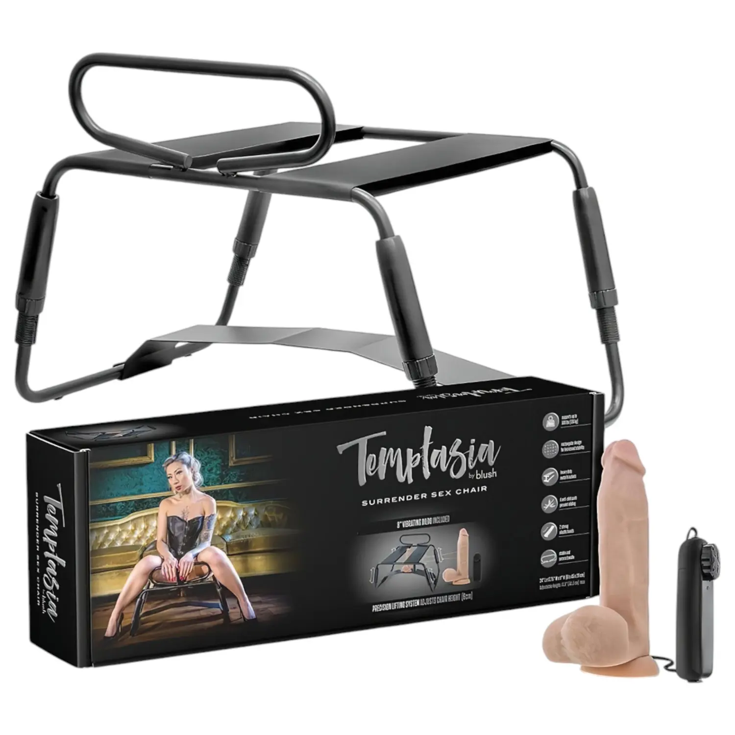 Blush Temptasia Surrender Sex Chair Black