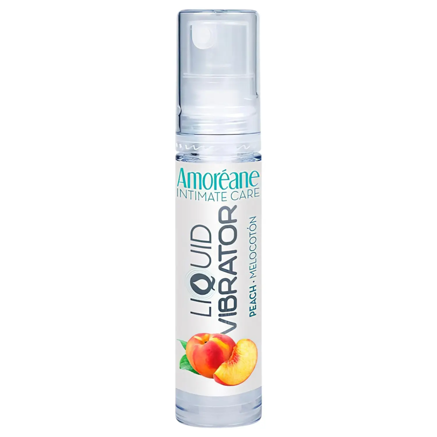 Amoréane - tekutý vibrační stimulační lubrikant broskev (10 ml)