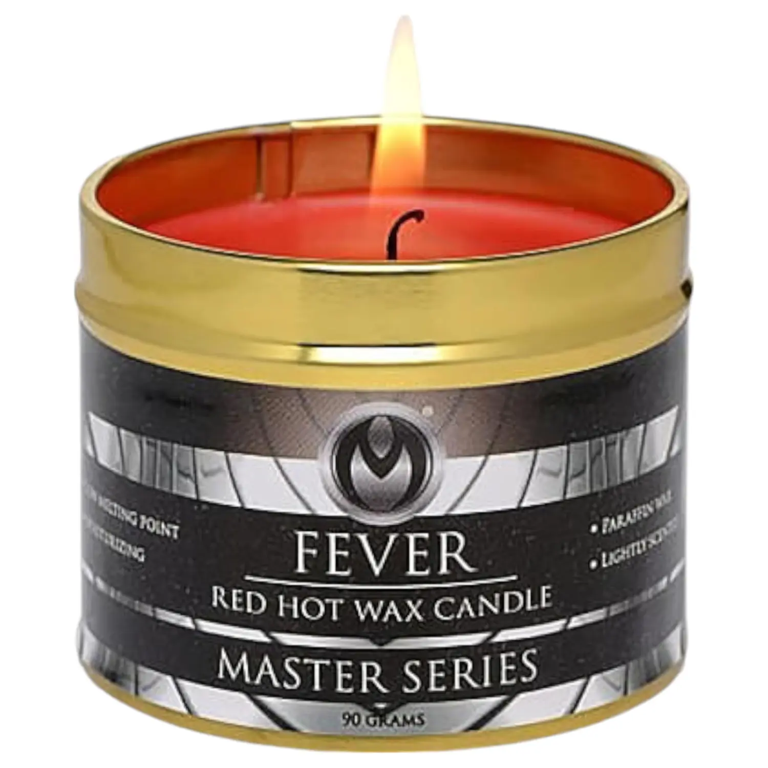XR Brands - Fever - parafínová tělová svíčka (červená, 120 g)