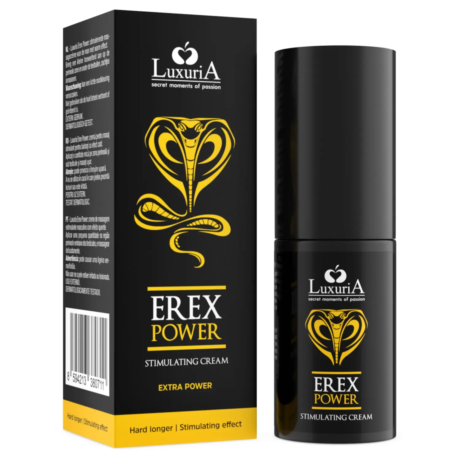 Intimateline Luxuria Erex Power - stimulační intimní krém (30 ml)
