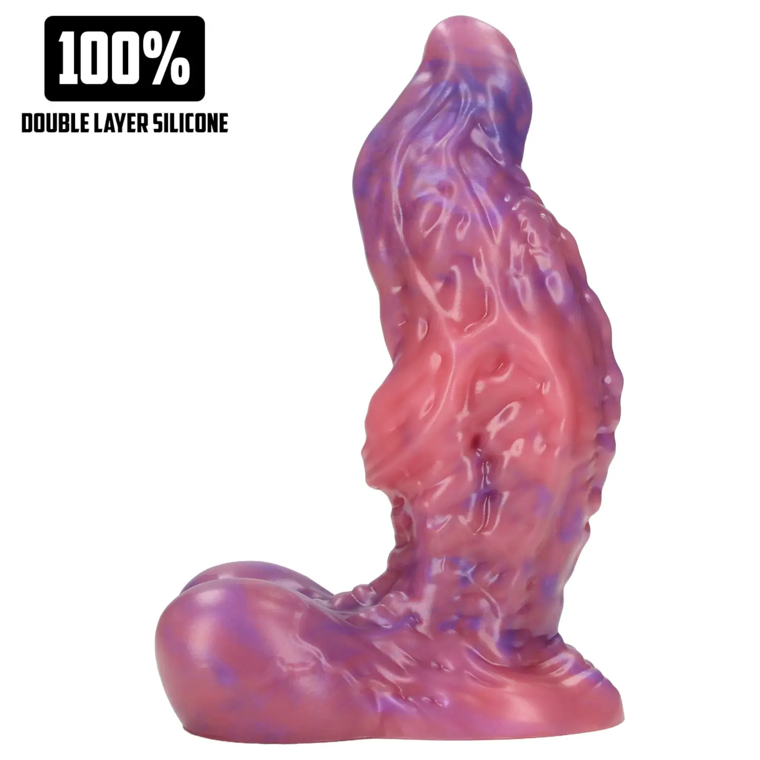 Au! Galactic Ravager - silikonové fantasy dildo (fialové)