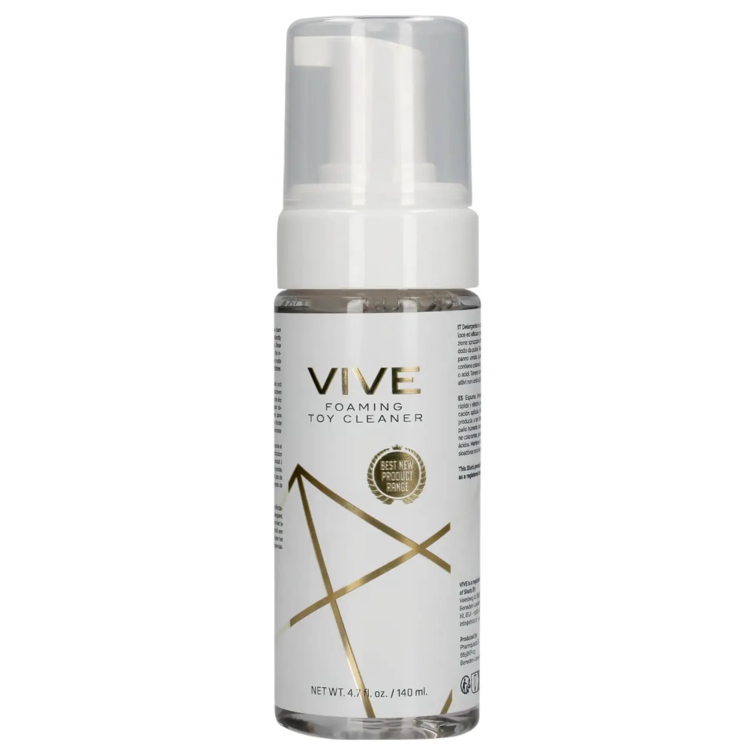 Vive - čistič erotických pomůcek - pěna - 140 ml