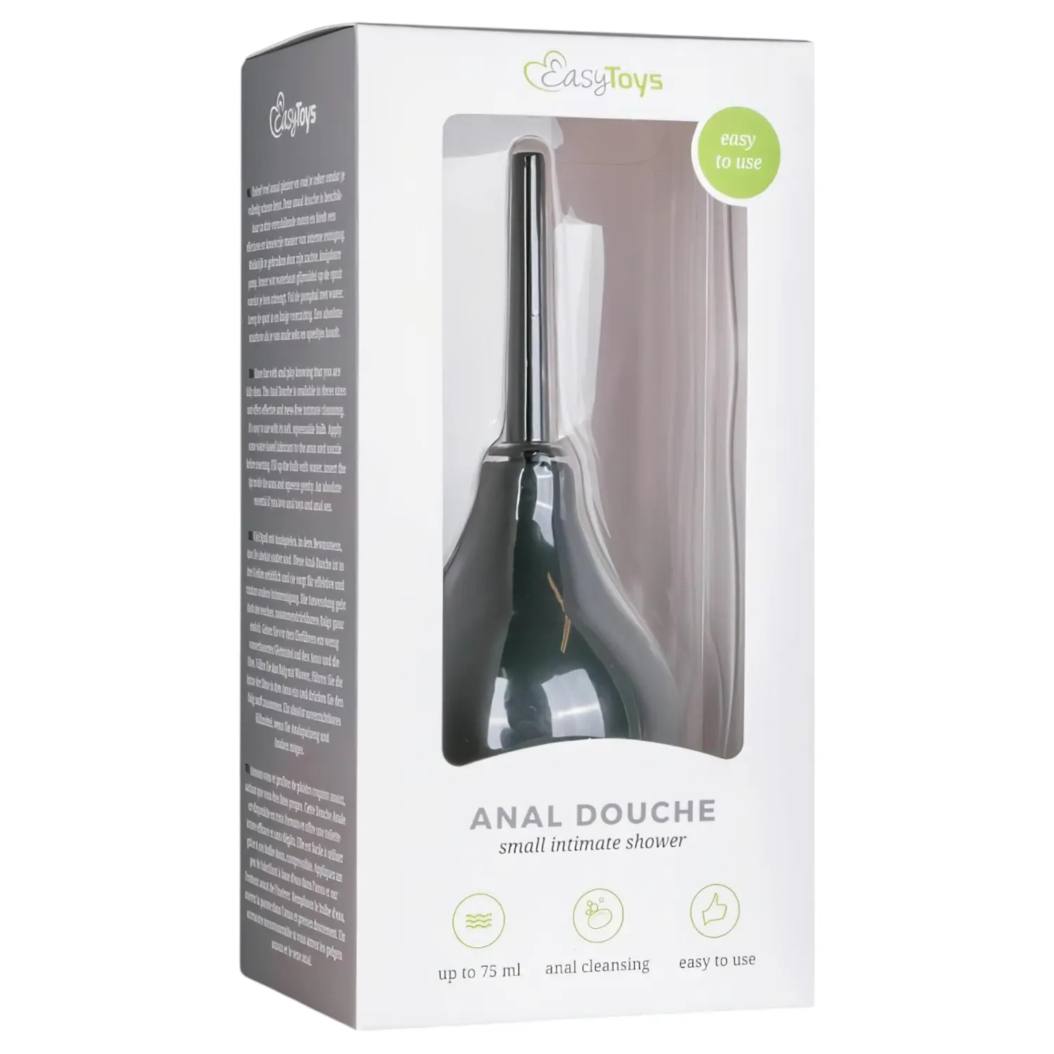 Easytoys - anální sprcha - malá - černá
