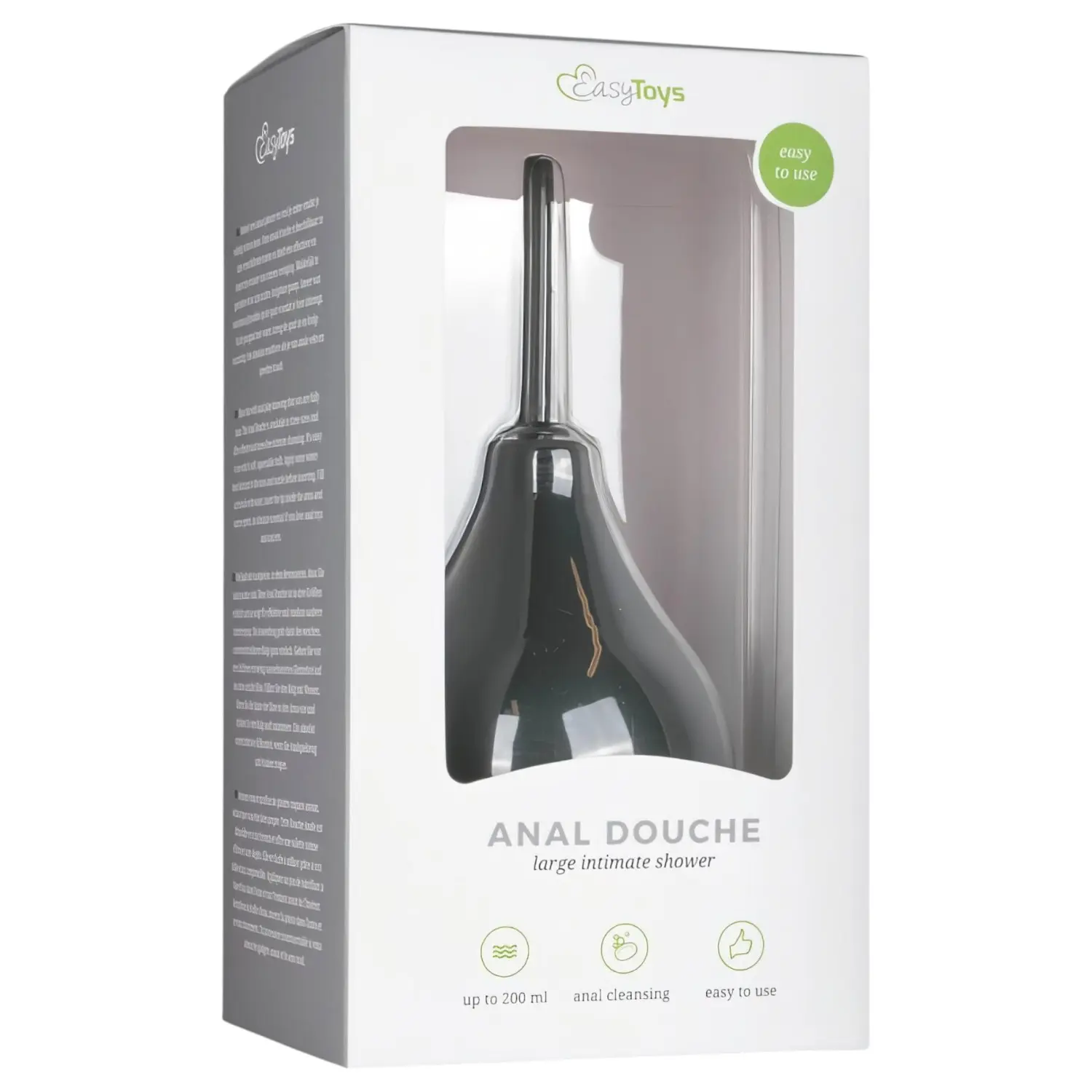 Easytoys - anální sprcha - velká - černá