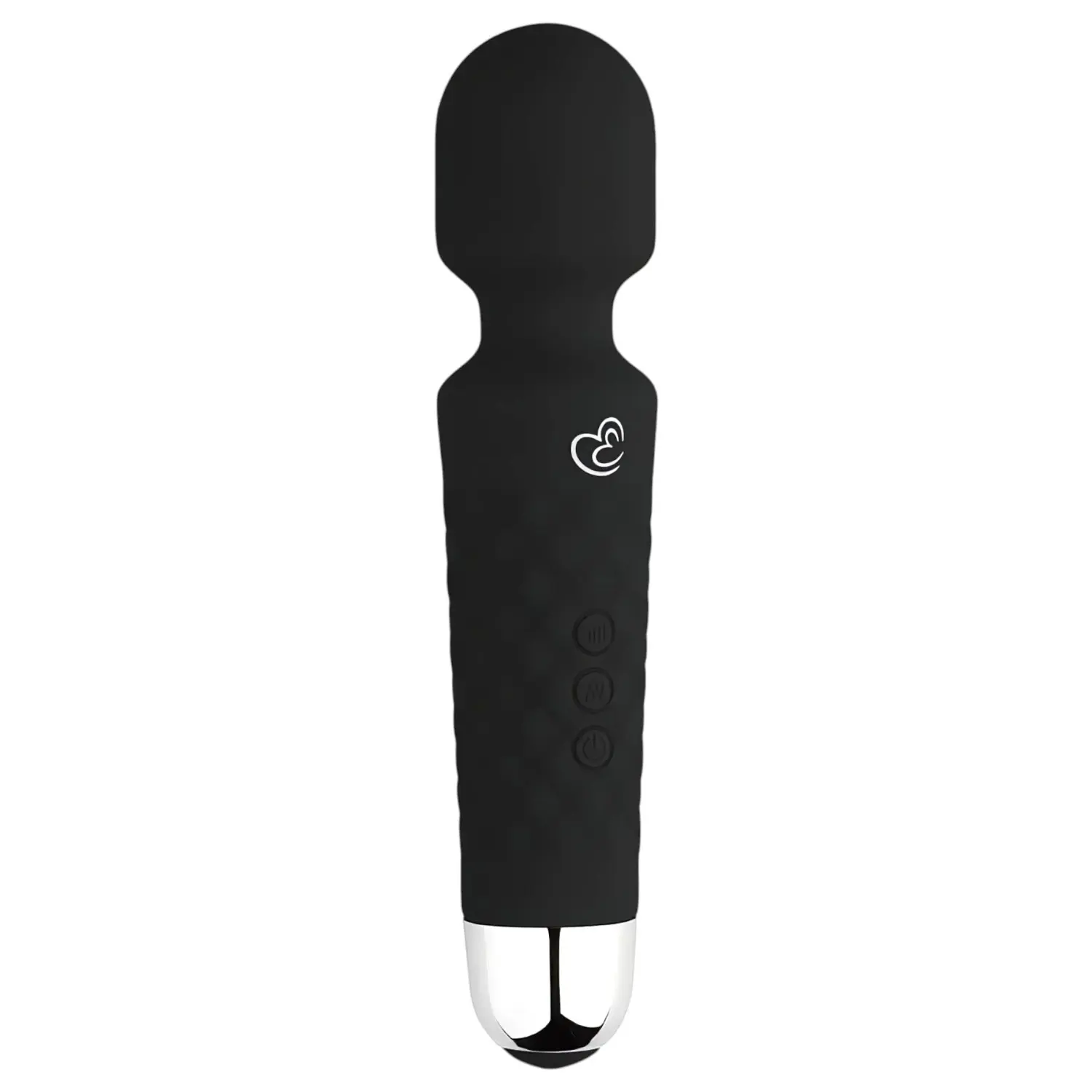 EasyToys - mini masážní vibrátor - dobíjecí - černý