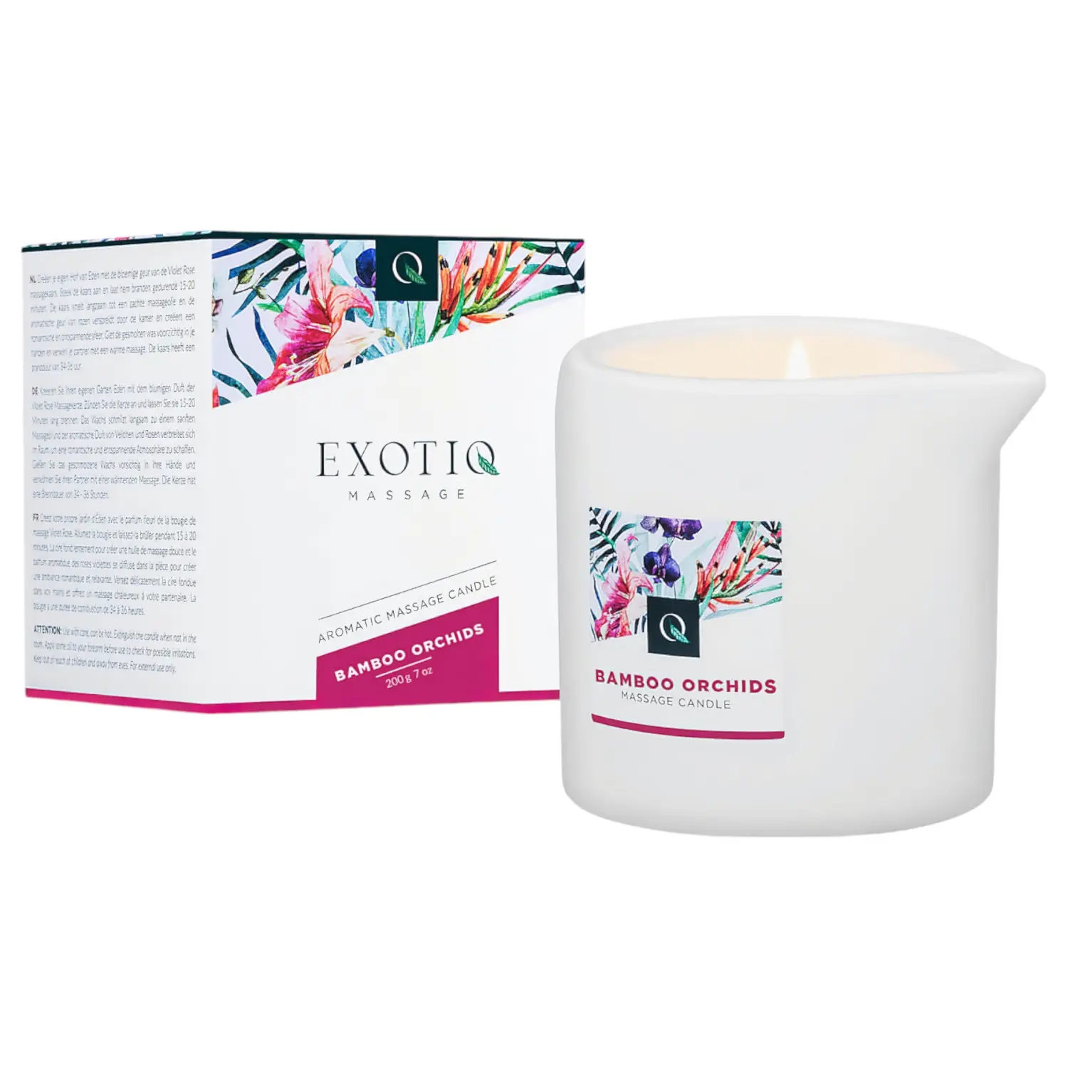 Exotiq Bamboo Orchids - masážní svíčka (200 g)