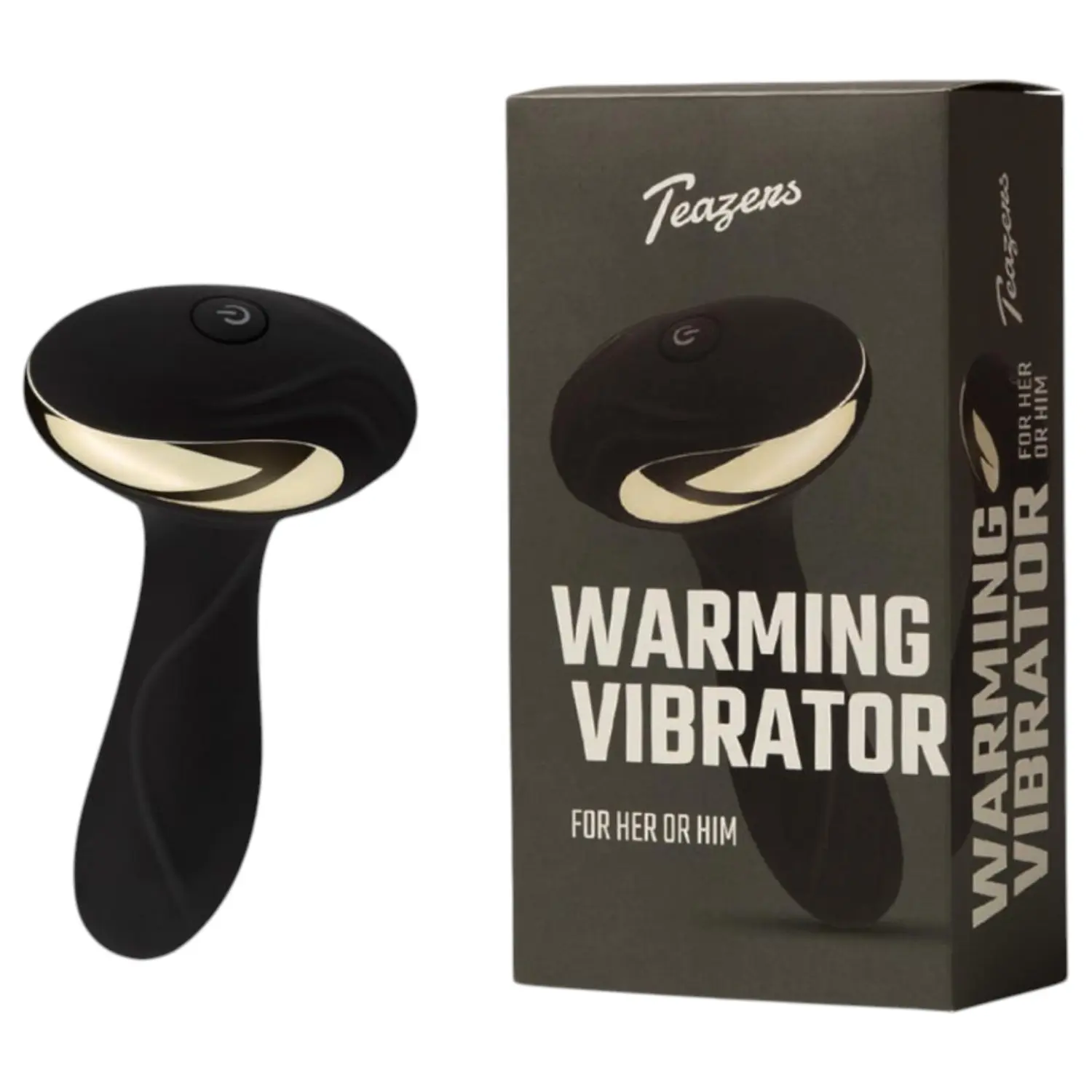 Teazers - vyhřívací anální vibrátor a stimulátor prostaty (černý)