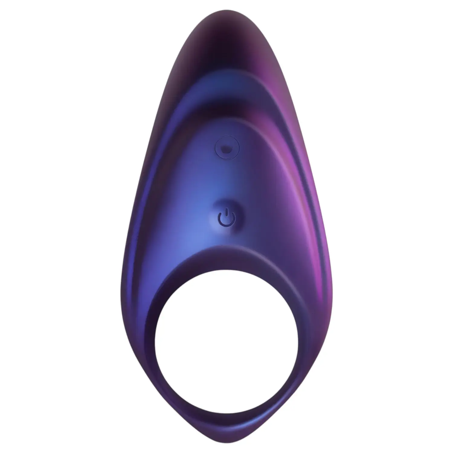 Kroužek na penis HUEMAN Neptune Vibrating Cock Ring + Remote modrý