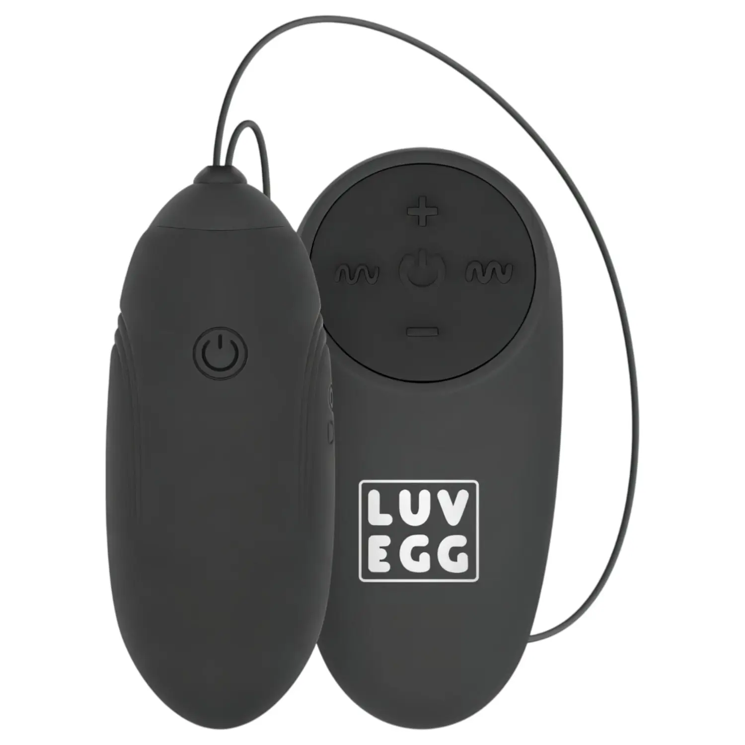 LUV EGG - nositelné akumulátorové rádiové vibrační vajíčko (černé)