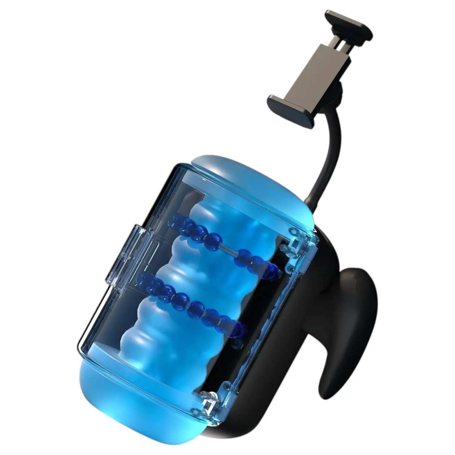 BLOWCAST Wingman Plus - automatický masturbátor pro muže - modrý