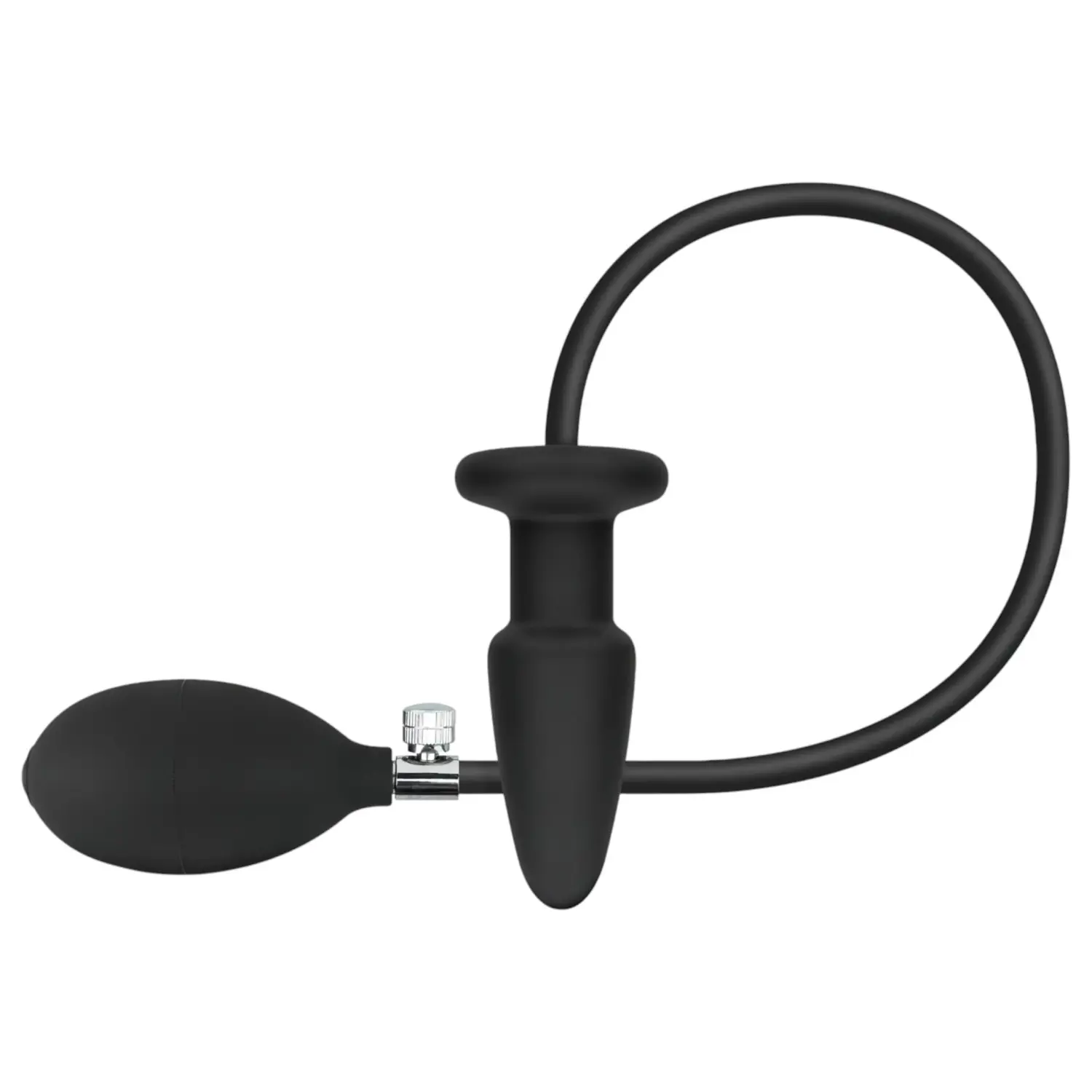 EasyToys - nafukovací anální kolík - černý