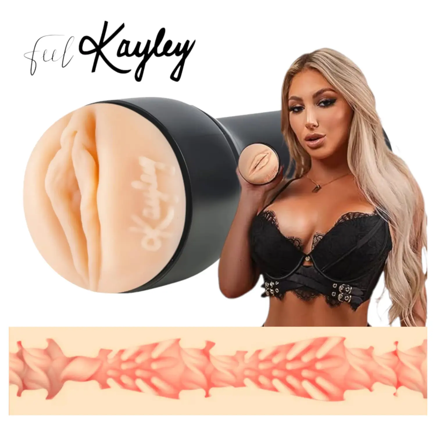 Kiiroo Stars Collection Strokers Feel Kayley Gunner umělá vagína