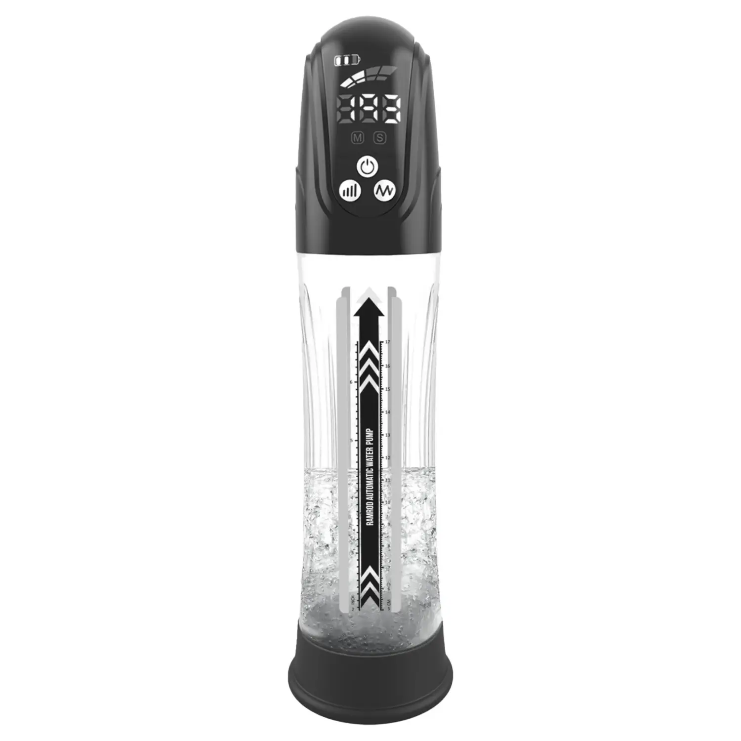 Dreamtoys - automatická vodní vakuová pumpa na penis (průhledná)