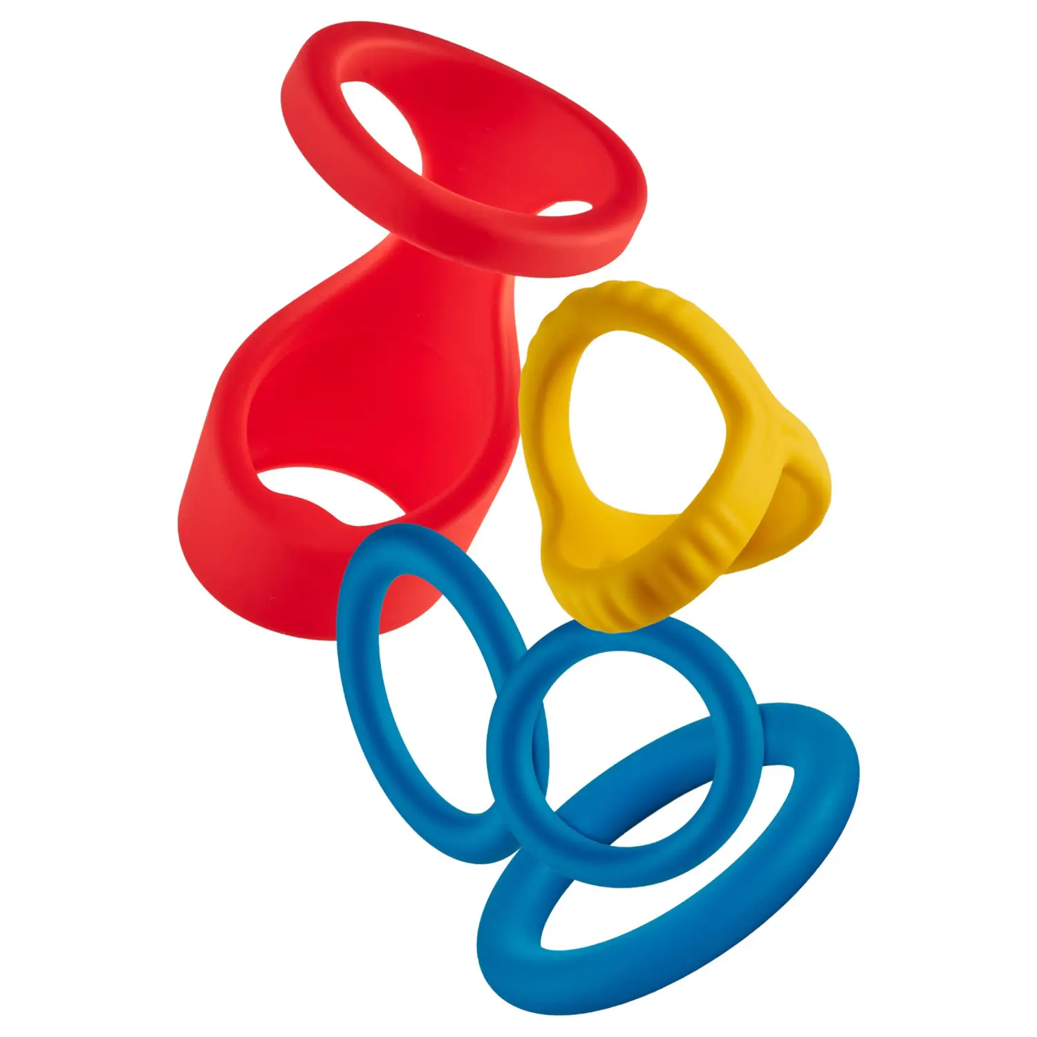 Dreamtoys Love Signal - sada erekčních kroužků (vícebarevná)