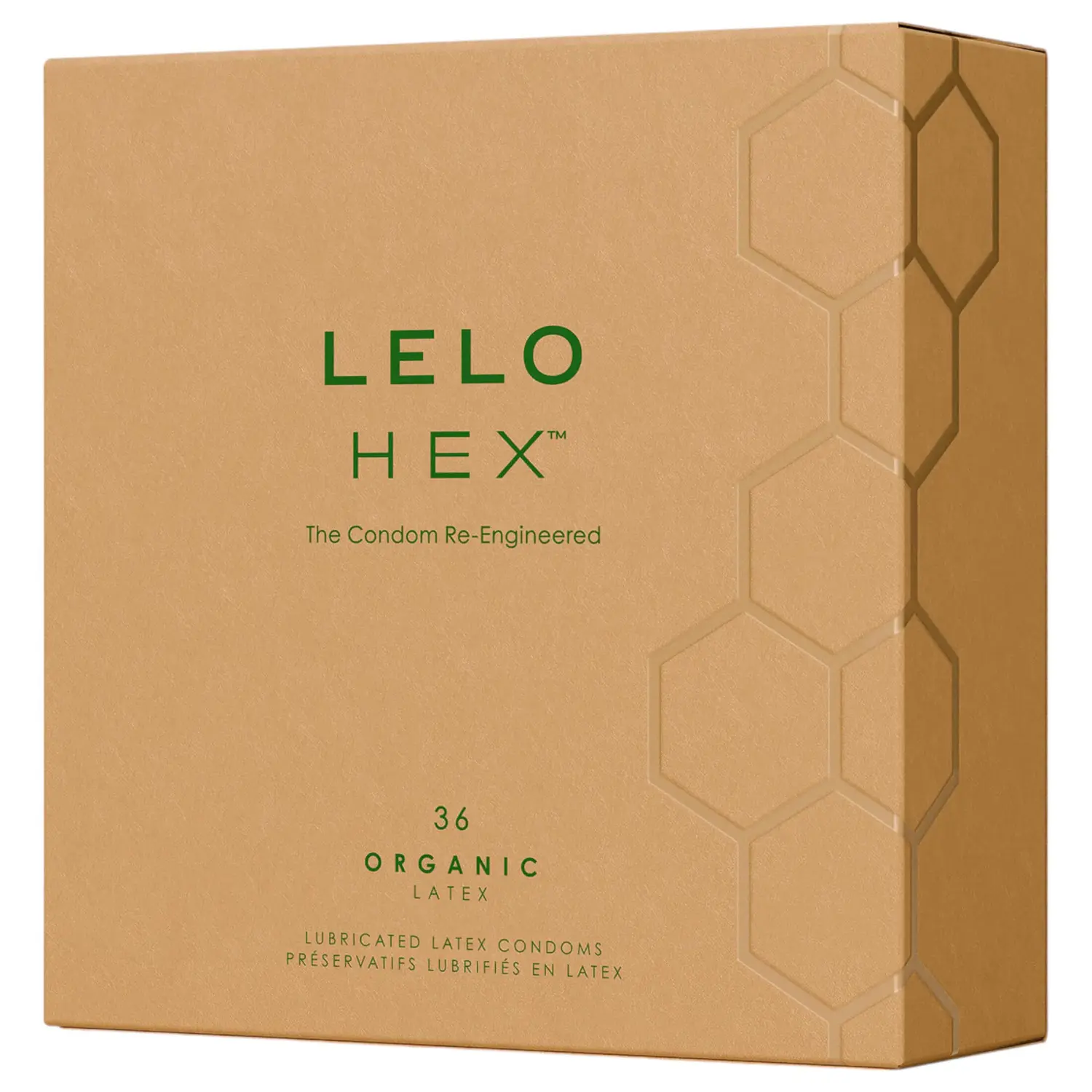 LELO Hex Organic - kondomy na potenci - 36 ks