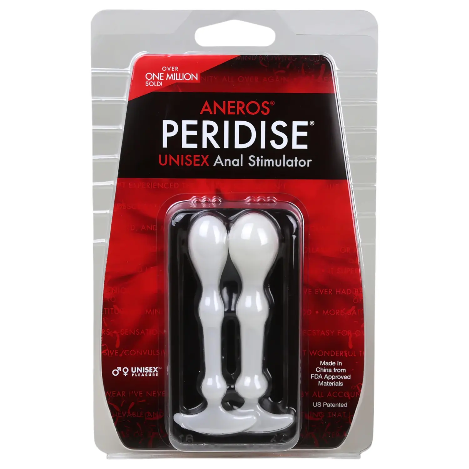 Aneros Peridise - anální dildo sada - 2 ks - bílá