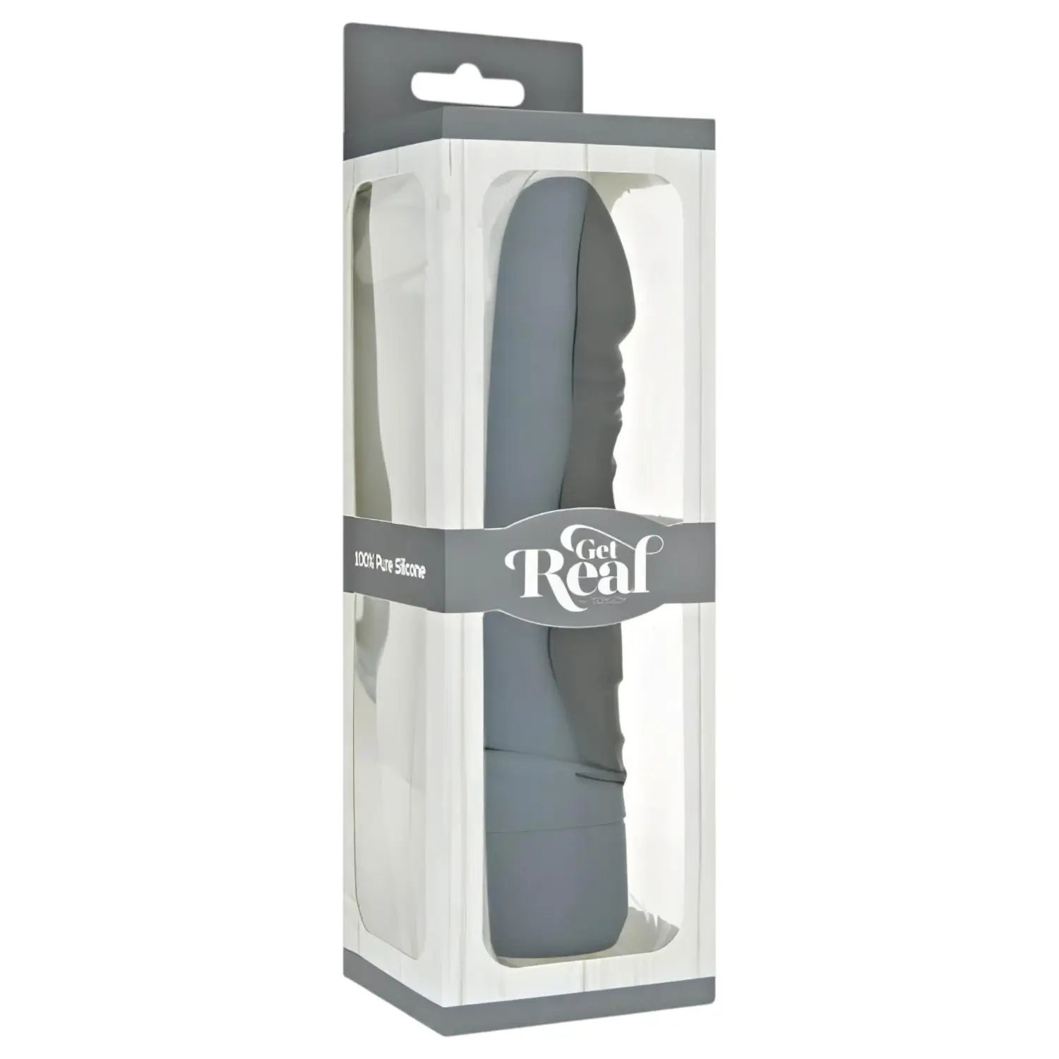 Classic Get Real - realistický vibrátor - silikon - černý