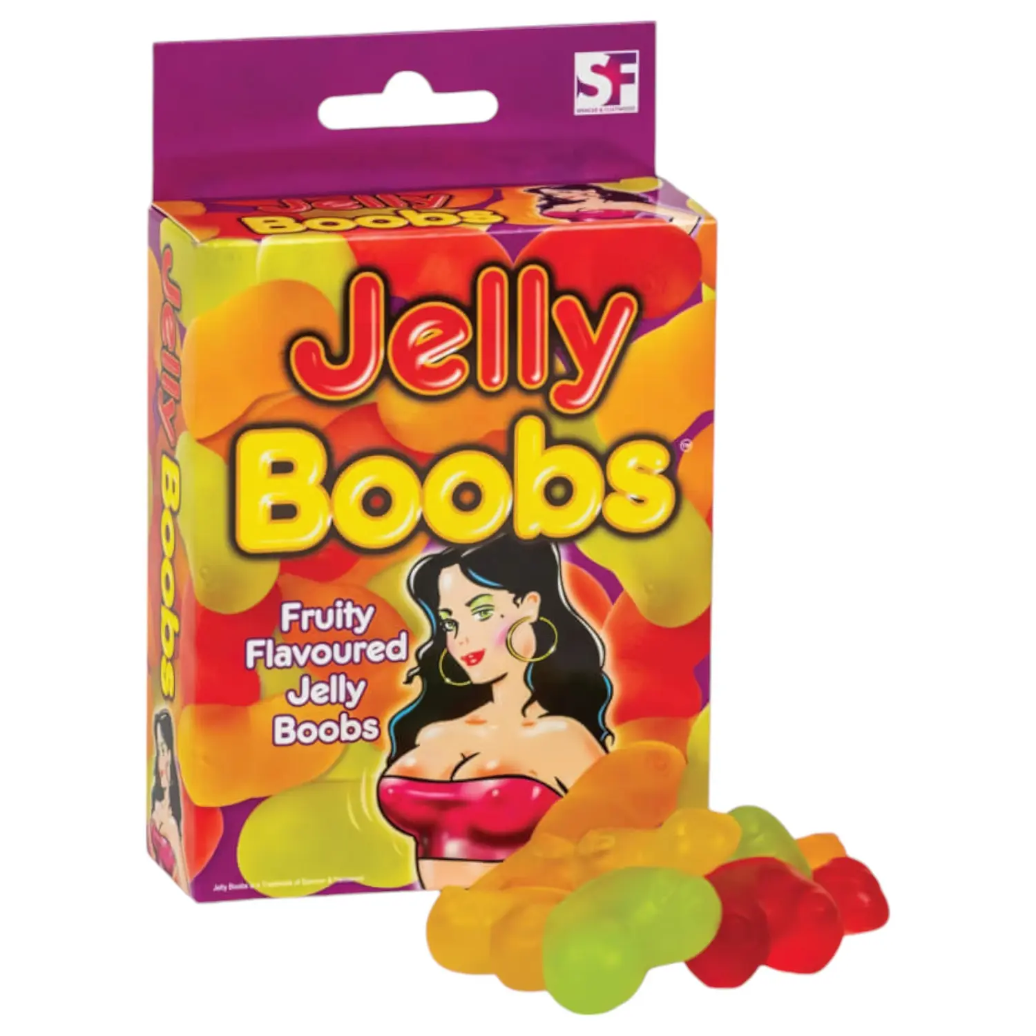 Jelly Boobs - gumový cukr prsa - ovocná příchuť (120 g)