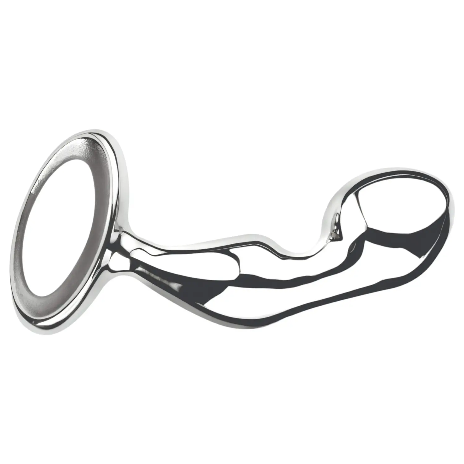 Njoy Pfun Plug - kovový anální kolík na prostatu - stříbrný