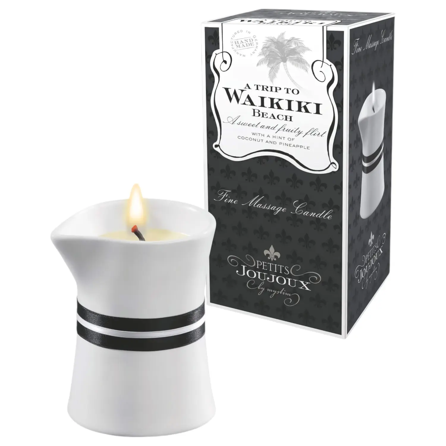 Petits Joujoux Waikiki - masážní svíčka - kokos ananas - 120 ml