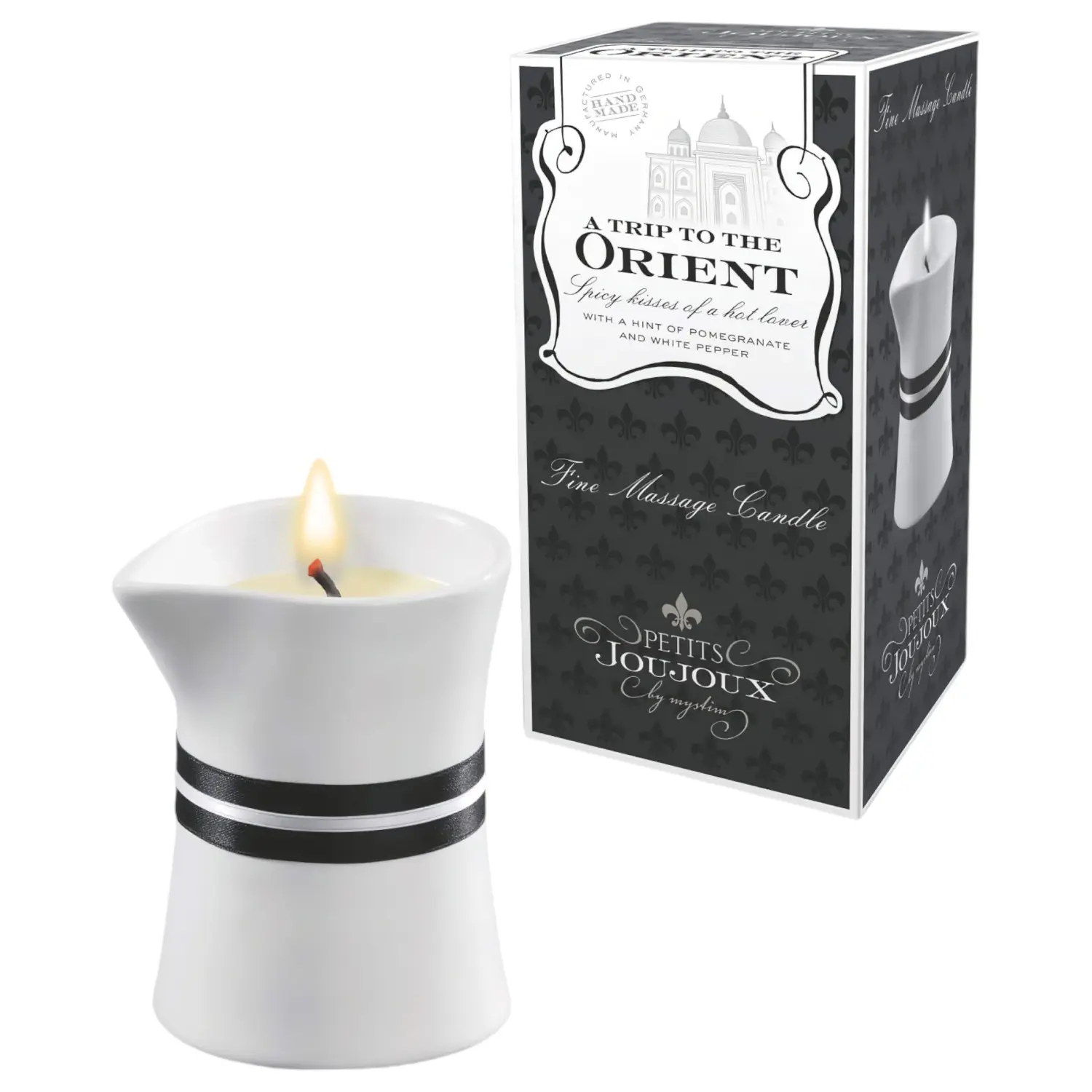Petits Joujoux Orient - masážní svíčka - granátové jablko bílý pepř 120 ml