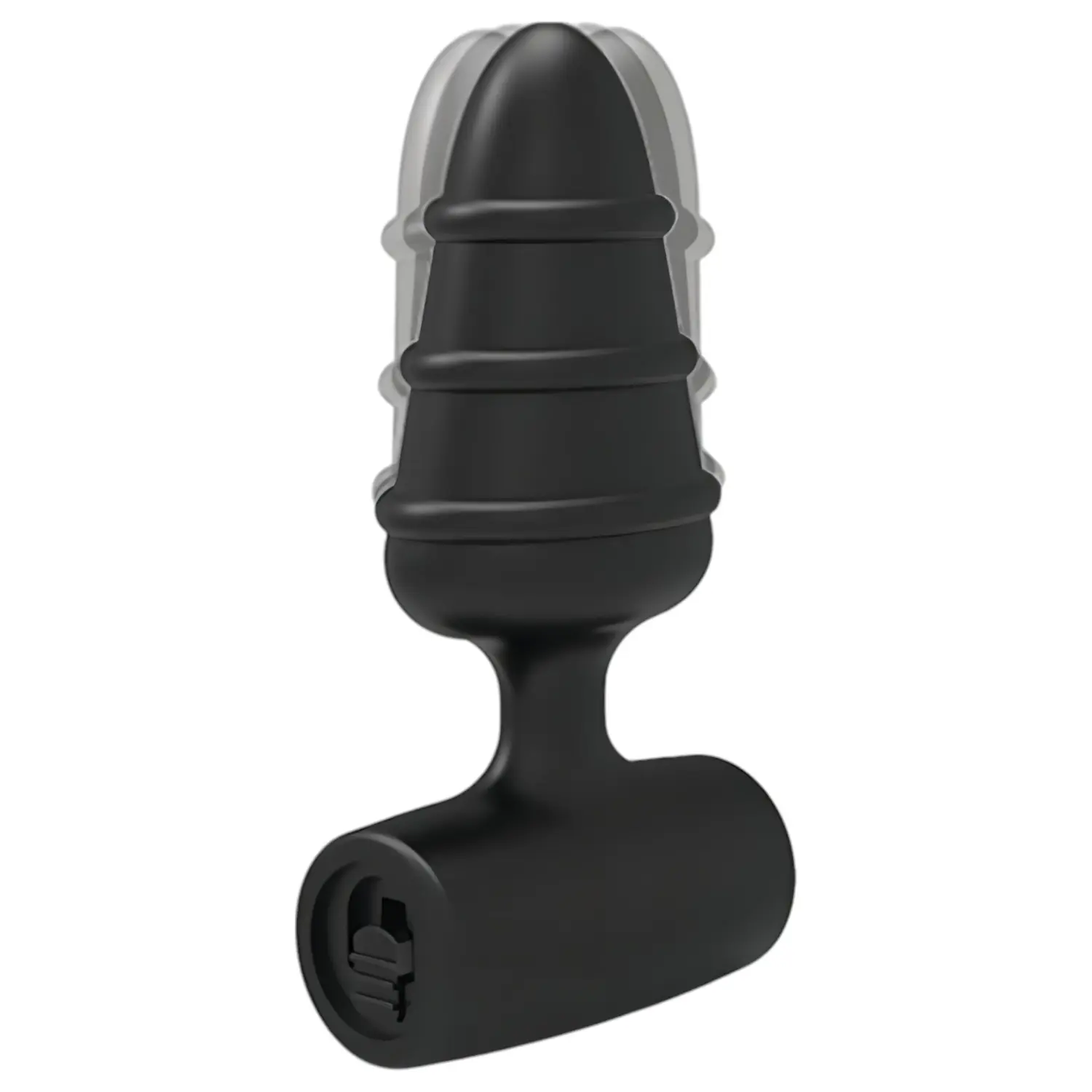 Love Plug - mini anální vibrátor - černý