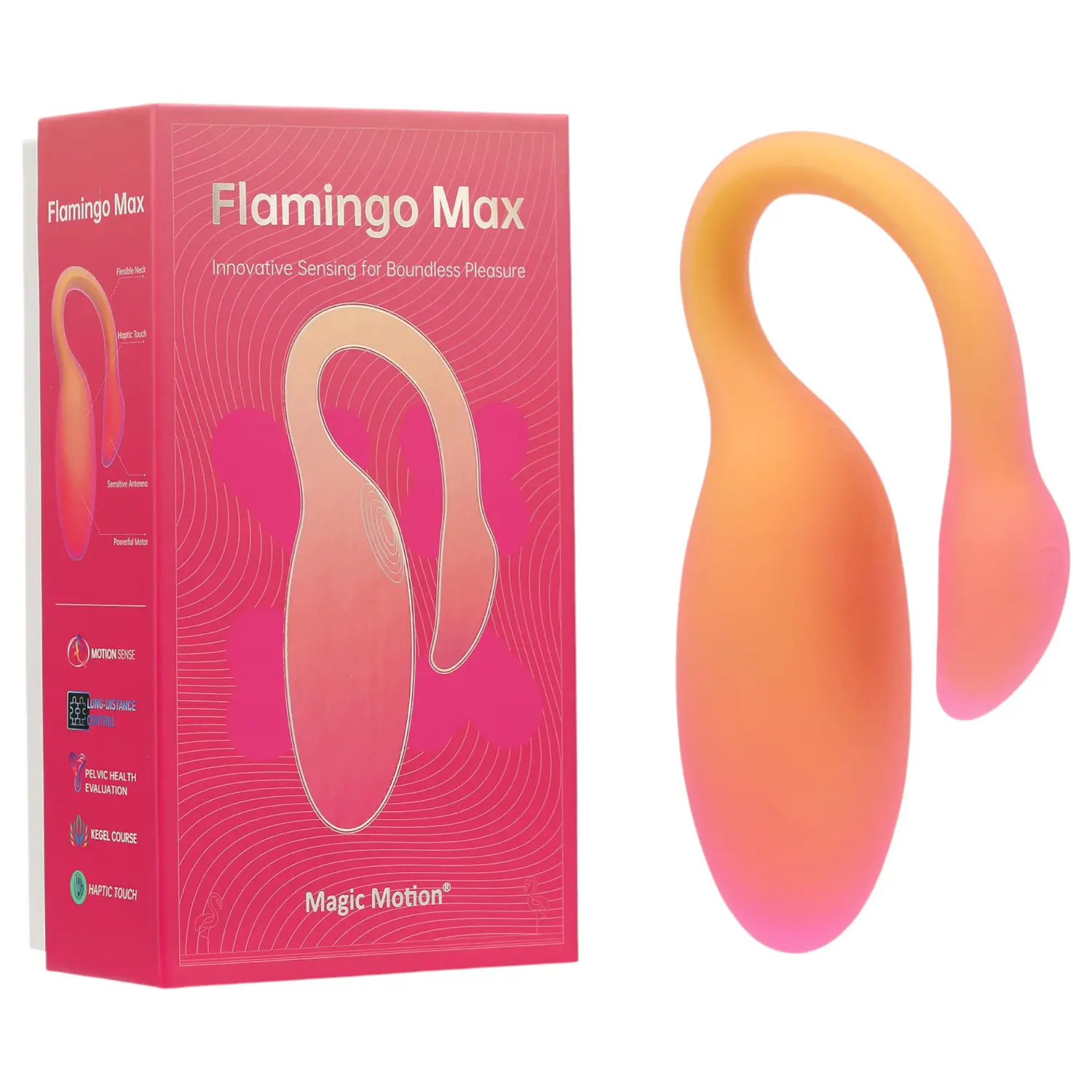 Magic Motion Flamingo Max - Senzorický Kegelův trenažér a aplikací ovládaný vibrátor