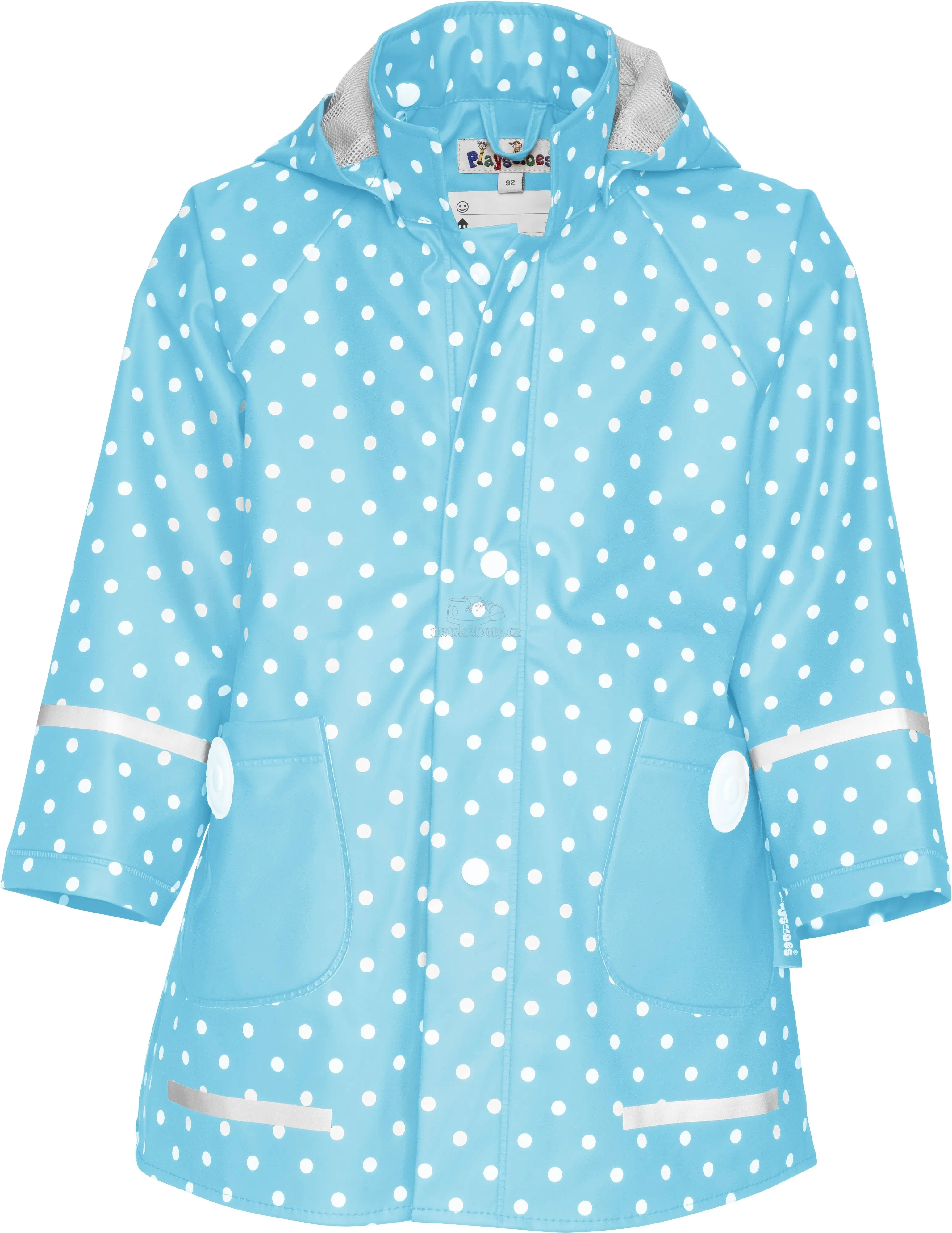 Pláštěnka Playshoes 408566 dots tyrkysová Velikost: