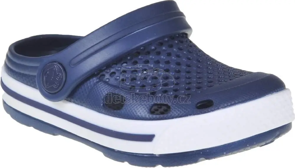 Dětské plážovky Coqui 8701 navy/blue Velikost